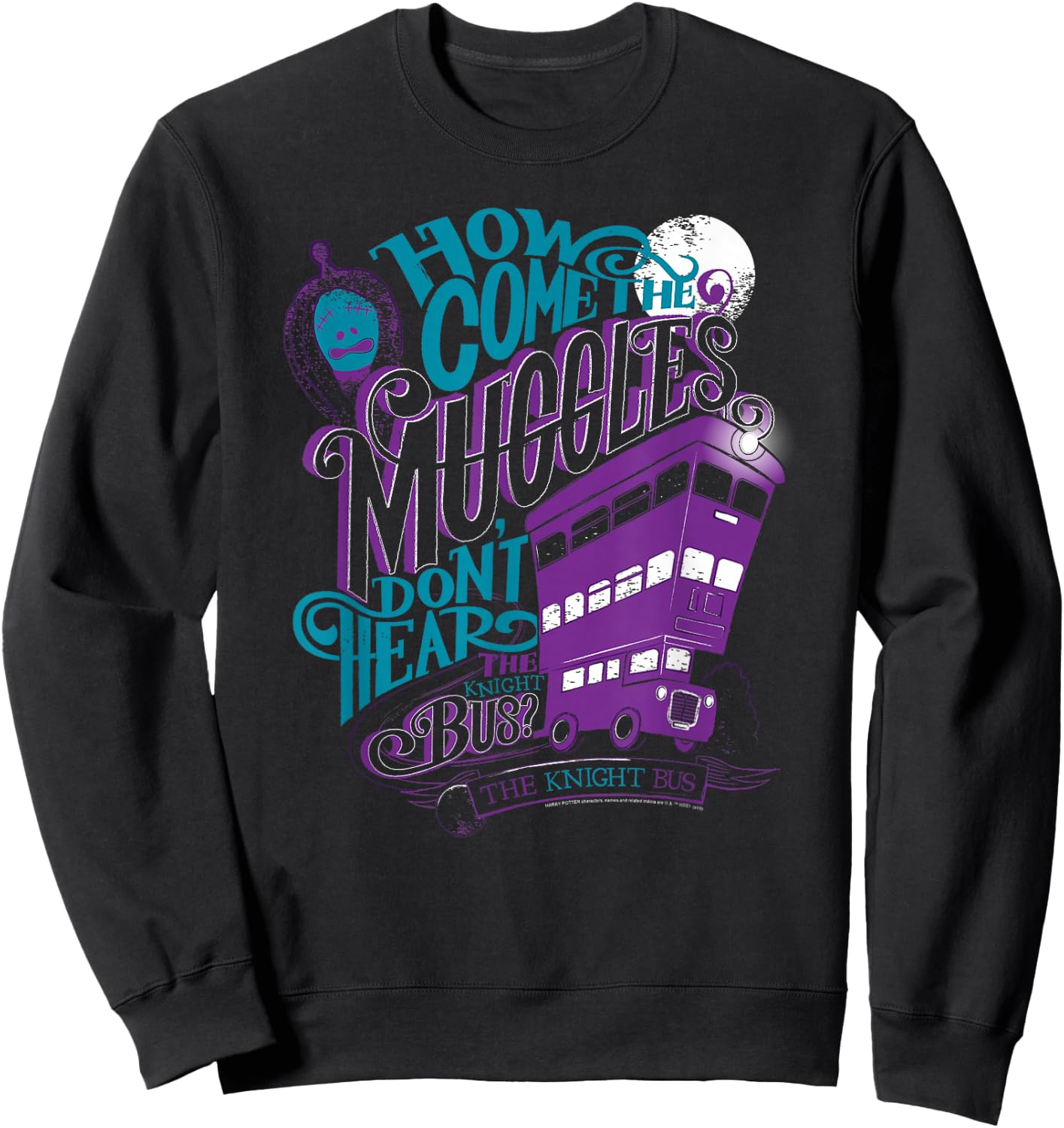 Harry Potter The Knight Bus Sweatshirt - Sweatshirt | Black