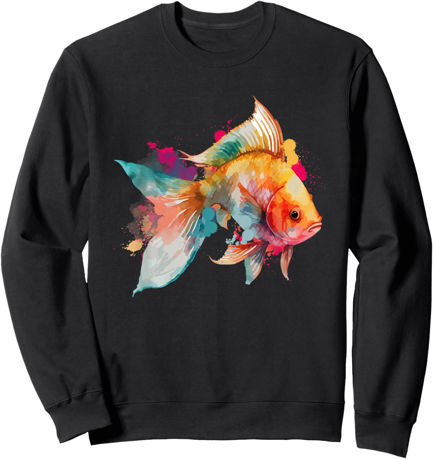Vibrant Goldfish - Fishkeeper Fishkeeping Fish Tank Sweatshirt - Sweatshirt | Black