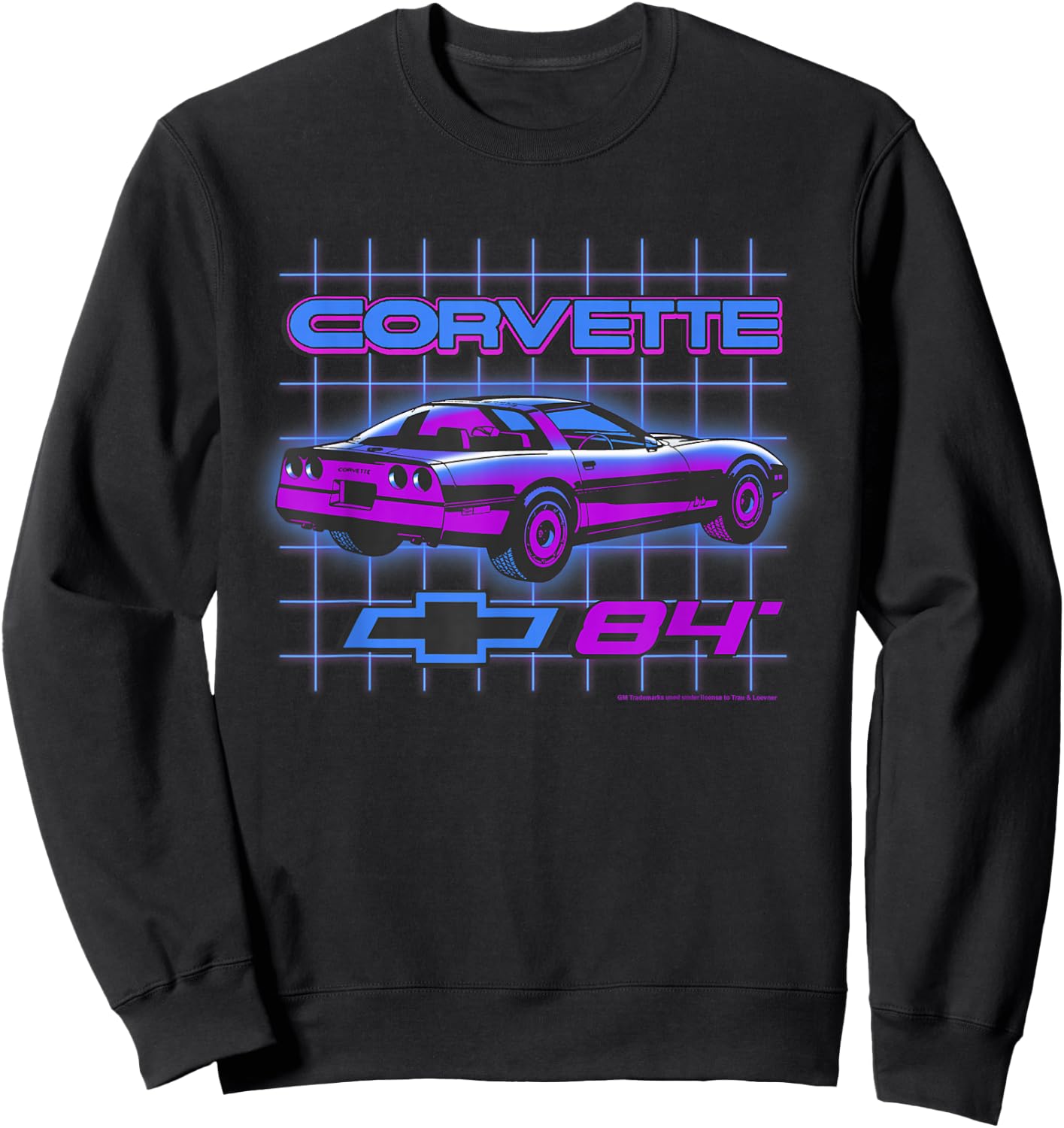 TNT Chevrolet Corvette 1984 | #37337 , Small, Black Sweatshirt - Sweatshirt | Black