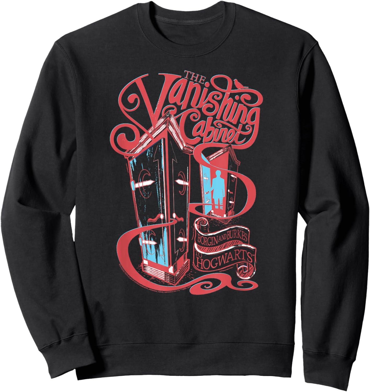 Harry Potter The Vanishing Cabinet Borgin Burkes Sweatshirt - Sweatshirt | Black