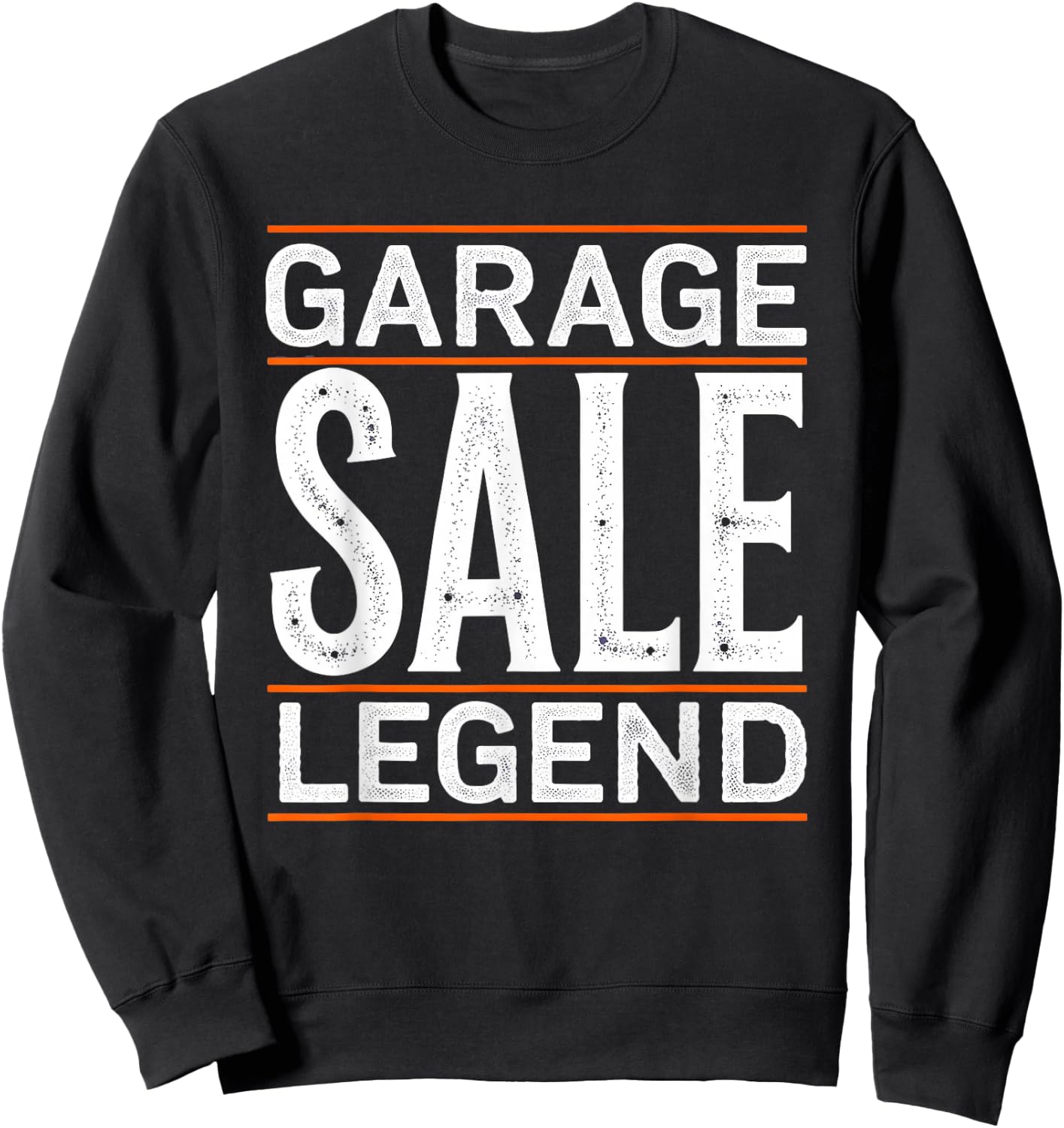Flea Market Legend Vintage Look Sweatshirt - Sweatshirt | Black