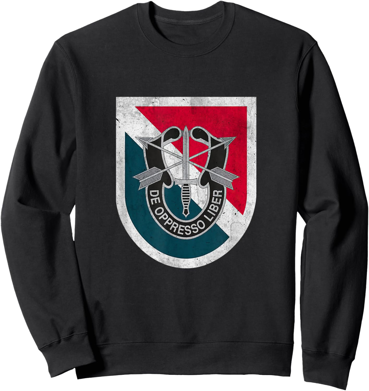 11th Special Forces Group SFG Airborne Military Veteran Papa Sweatshirt - Sweatshirt | Black
