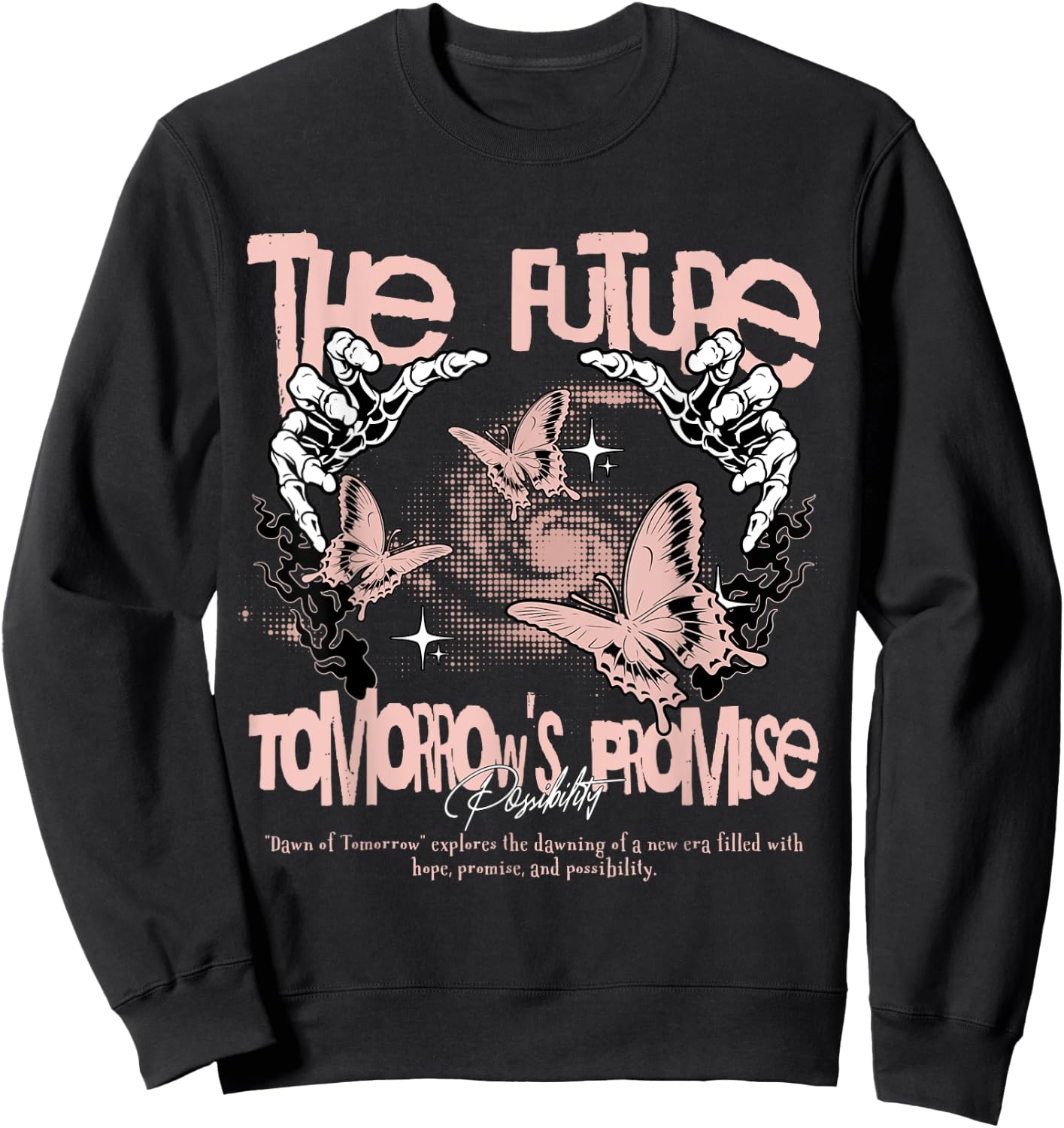 Tomorrow Promise Legend Pink 11s Matching Women Sweatshirt - Sweatshirt | Black