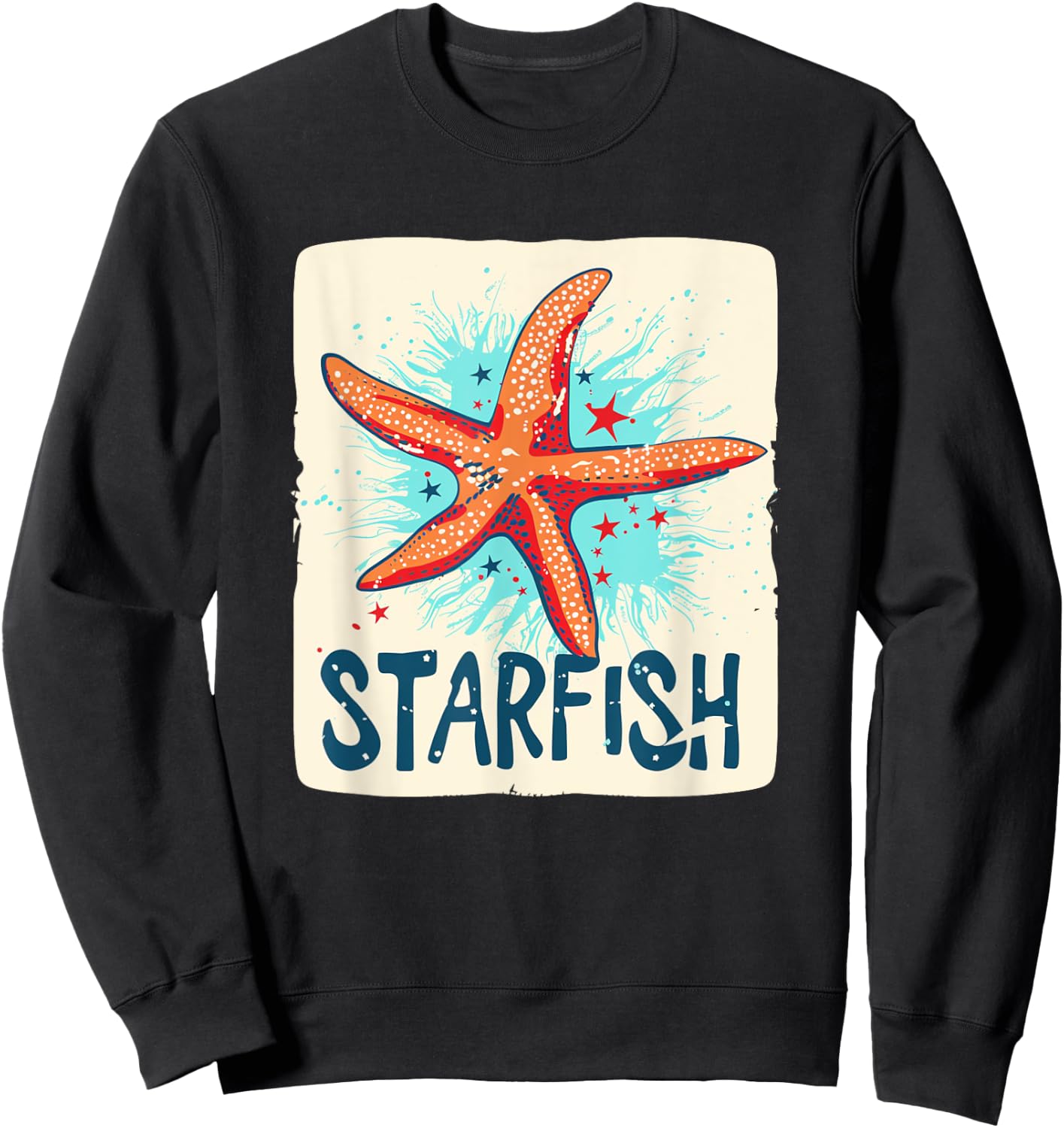 Funny Starfish Costume for Boys and Girls Sweatshirt - Sweatshirt | Black