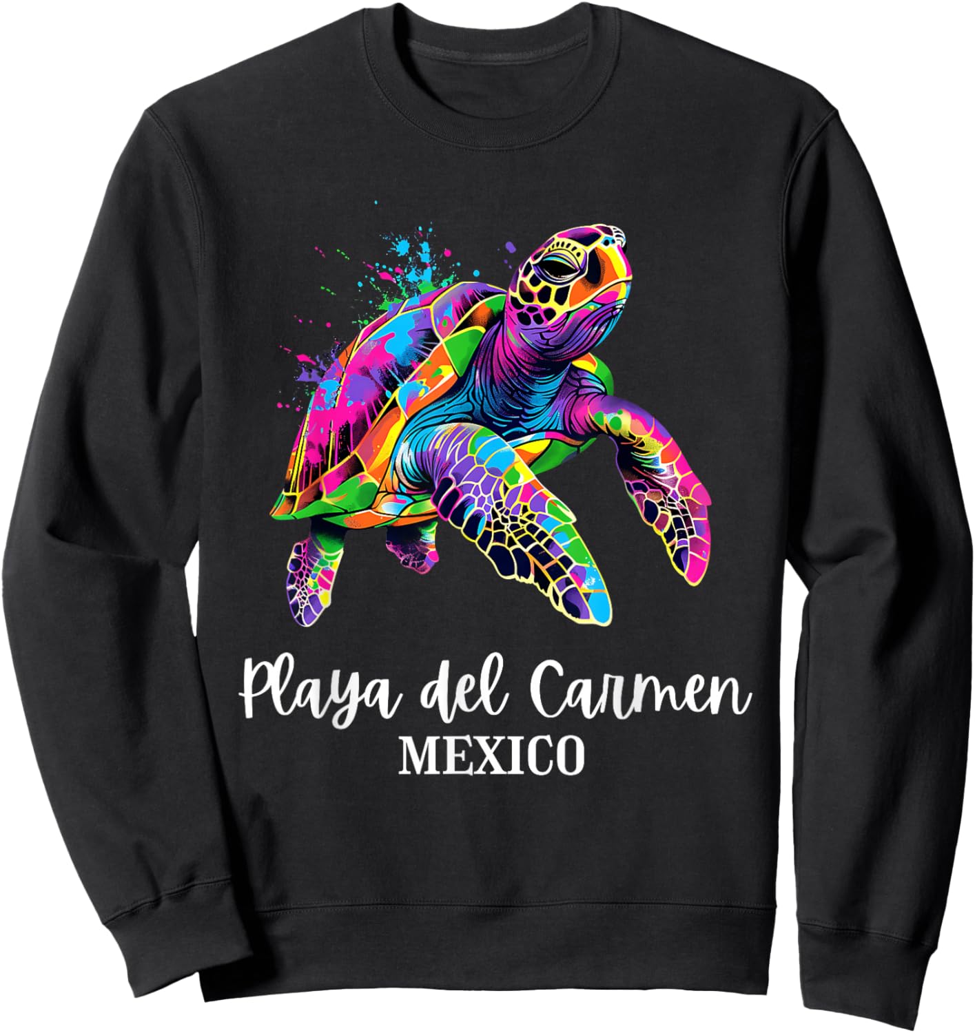 Playa Del Carmen Mexico Playa Souvenir Sweatshirt - Sweatshirt | Black