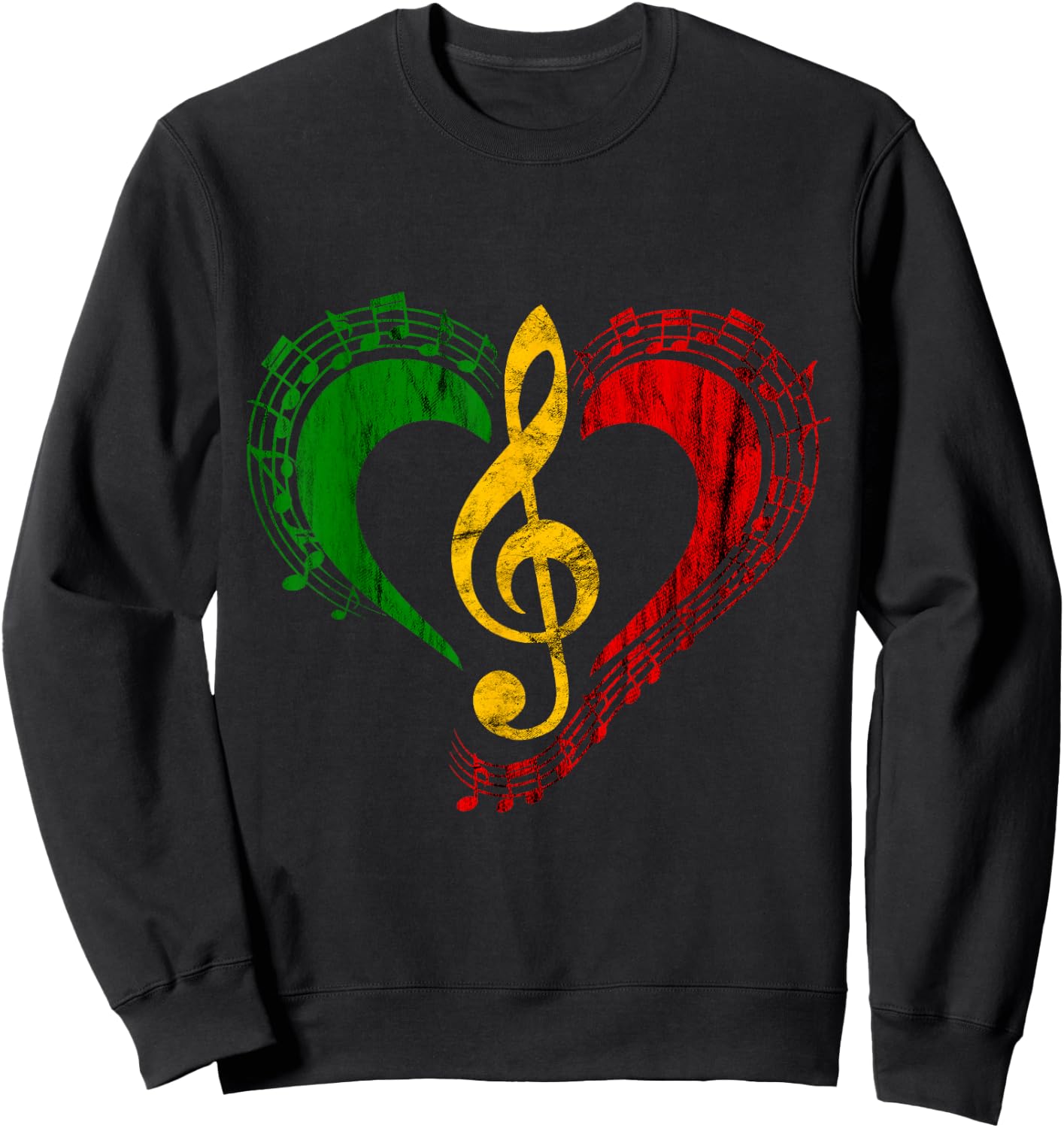 Rasta Reggae Music Jamaica Rastafari Roots Jamaican Sweatshirt - Sweatshirt | Black