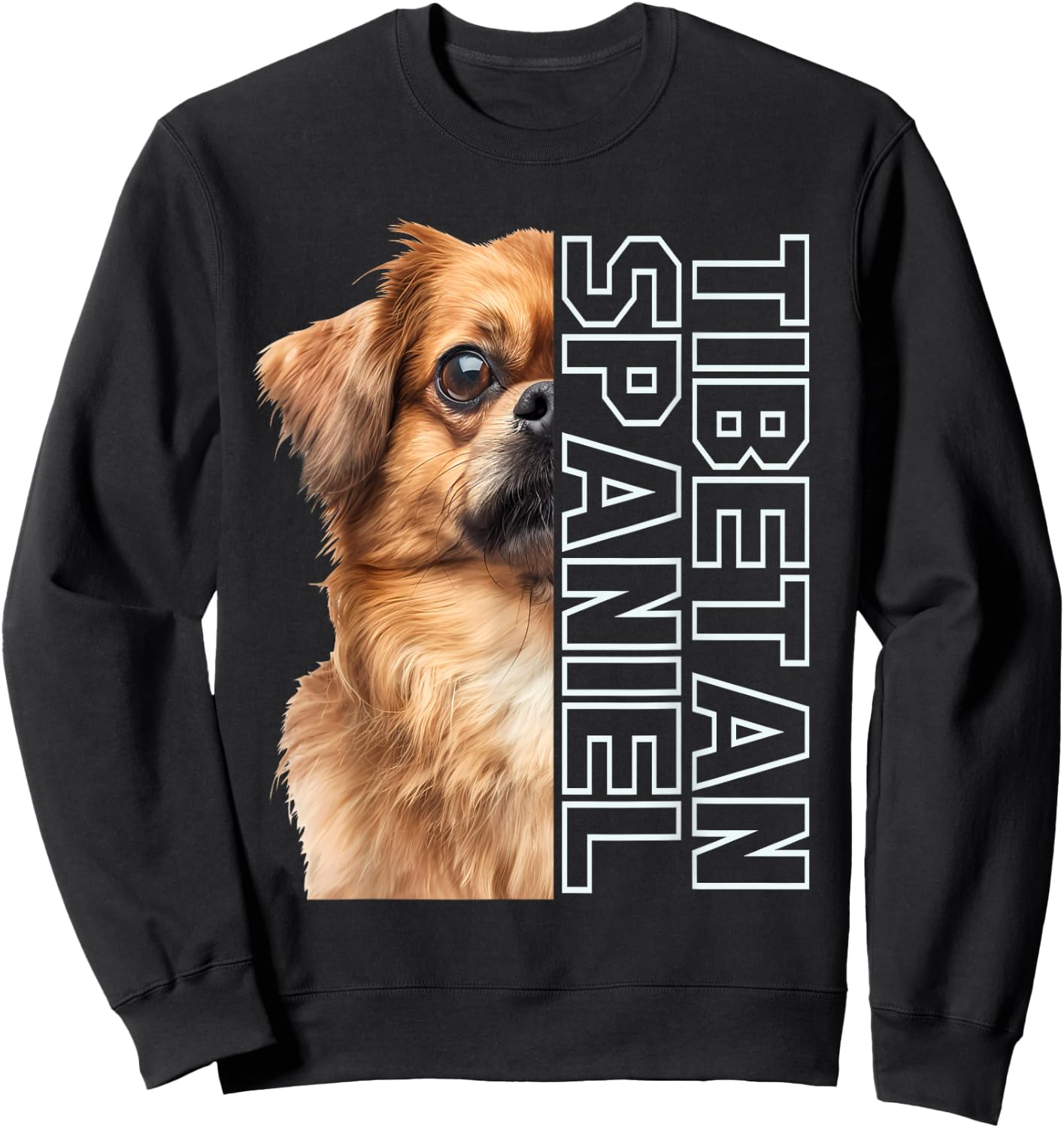 Tibetan Spaniel Sweatshirt - Sweatshirt | Black