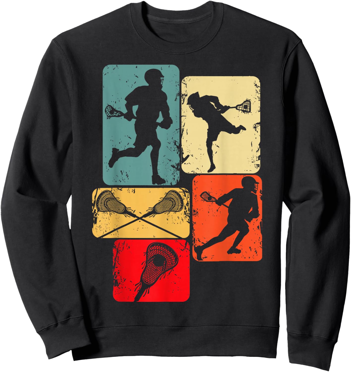 Lacrosse Boys Kids Men Youth Sweatshirt - Sweatshirt | Black