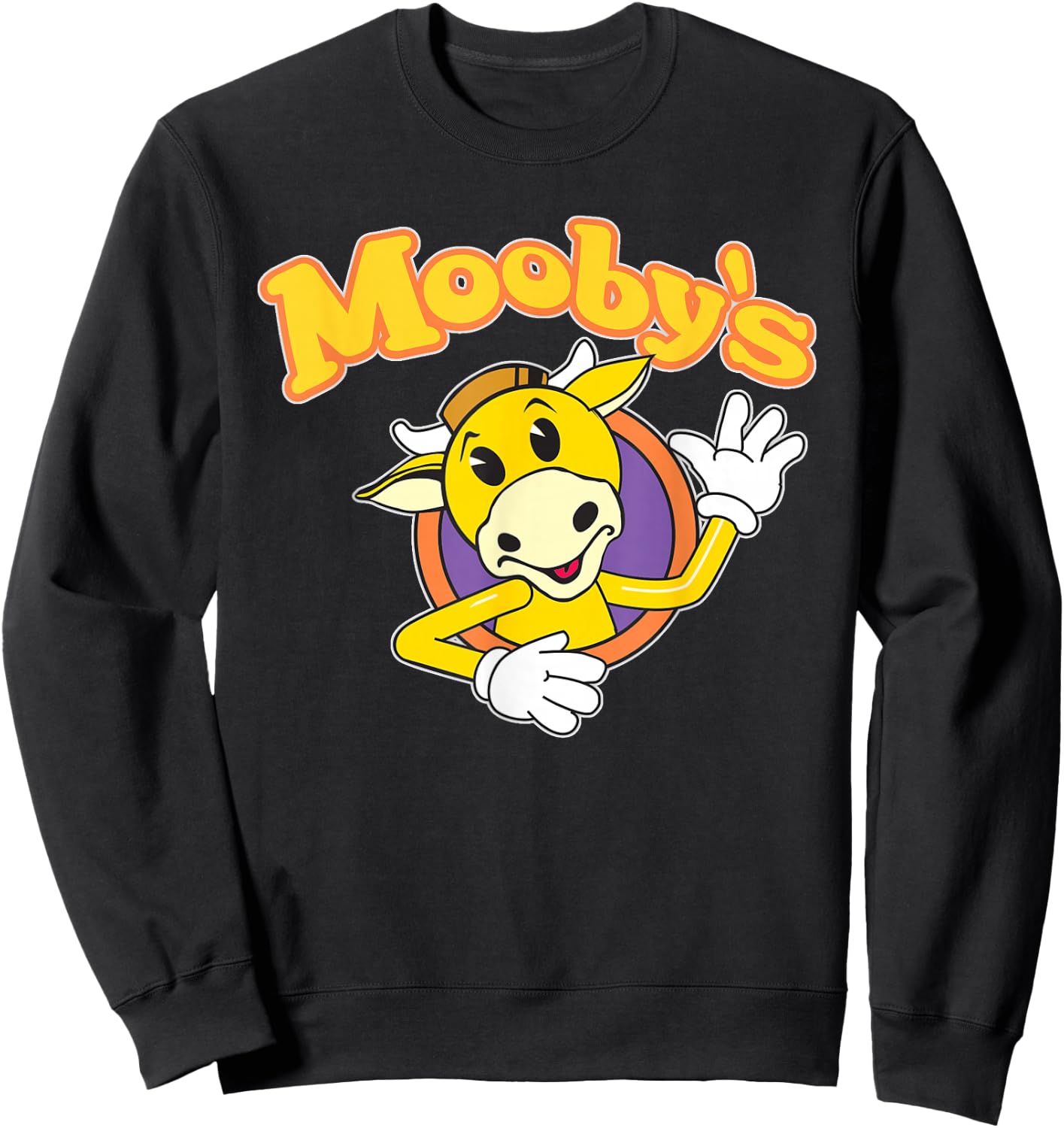 Clerks 3 Mooby's Logo Fast-Food Culture Classic Sweatshirt - Sweatshirt | Black