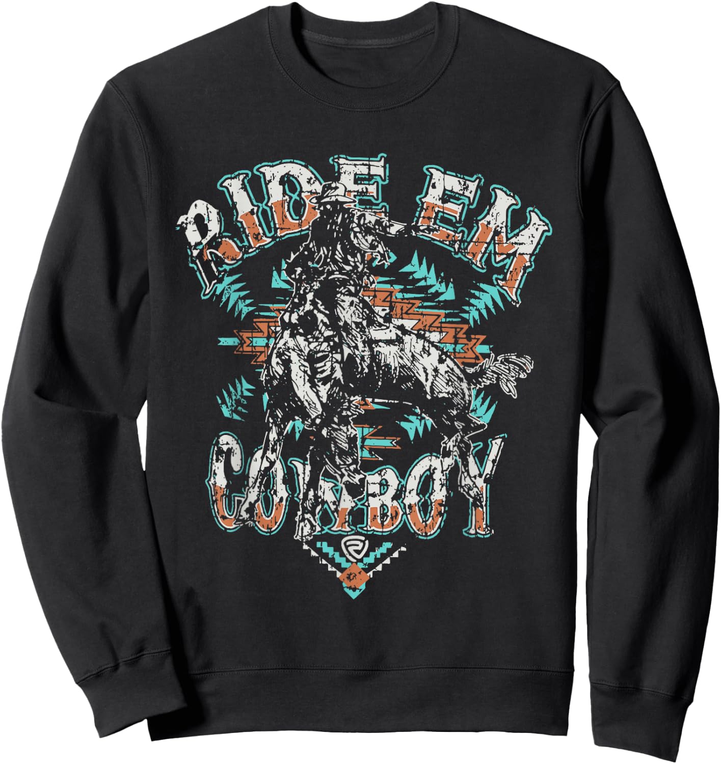 Ride Em Cowboy | Ride 'em Cowboy Sweatshirt - Sweatshirt | Black