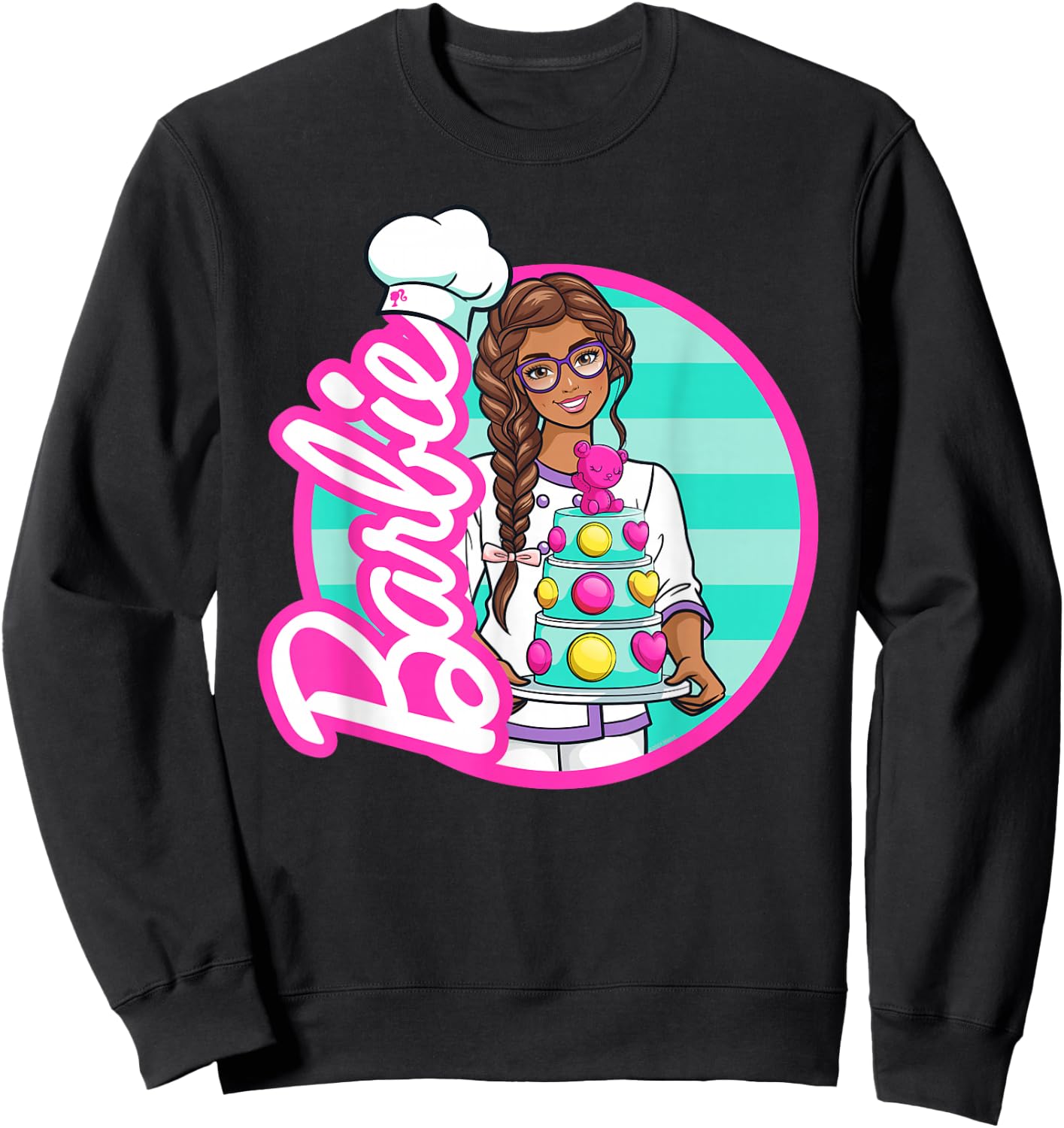 Barbie - Dessert Delight Pastry Chef Sweatshirt - Sweatshirt | Black