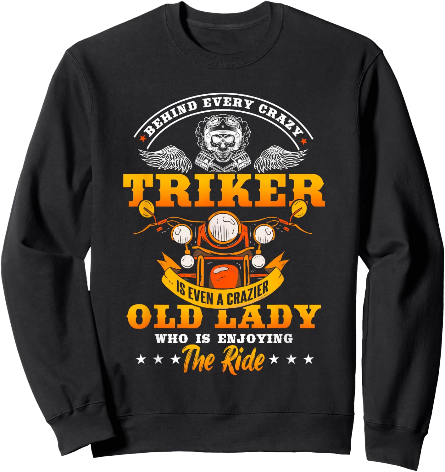 Triker and Gift Trike Grandma and Grandpa Small Sweatshirt - Sweatshirt | Black