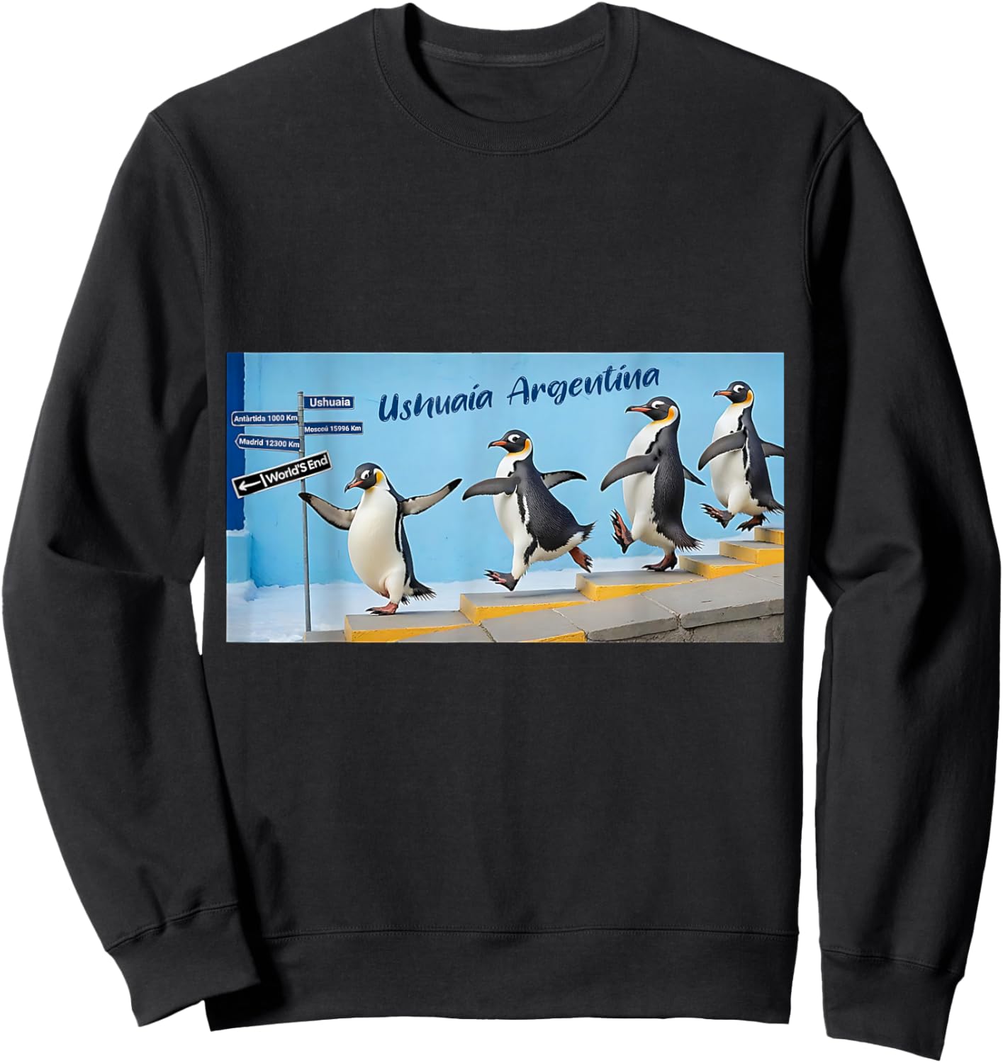 Ushuaia Tierra De Fuego Argentina Sweatshirt - Sweatshirt | Black