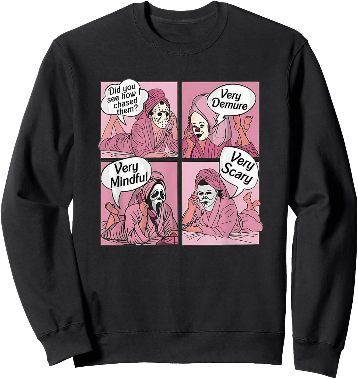 Funny Very Demure Very Mindful Gen Z Trend Quote Party Gifts Sweatshirt - Sweatshirt | Black