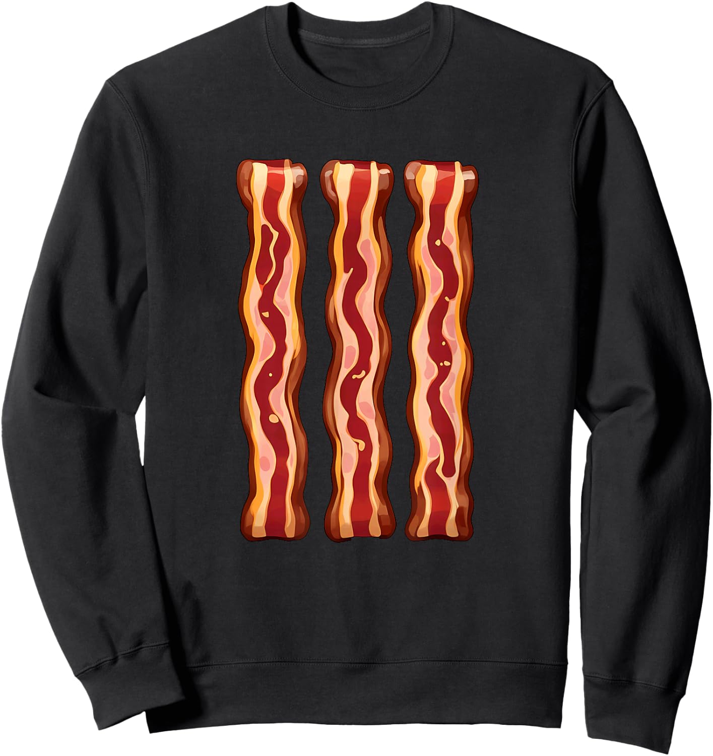 Bacon and Eggs Halloween Costume Sweatshirt - Sweatshirt | Black