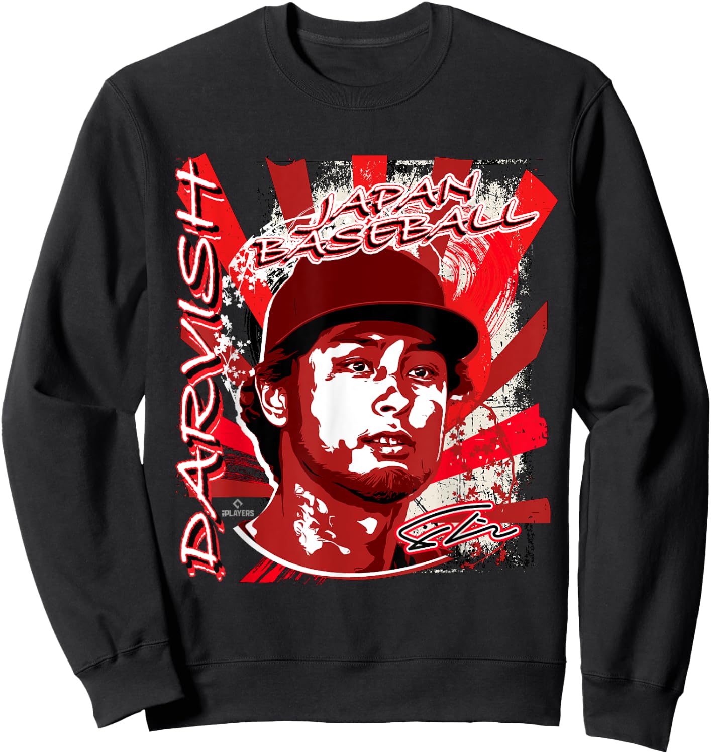 Yu Darvish International Baseball Japan MLBPA Sweatshirt - Sweatshirt | Black
