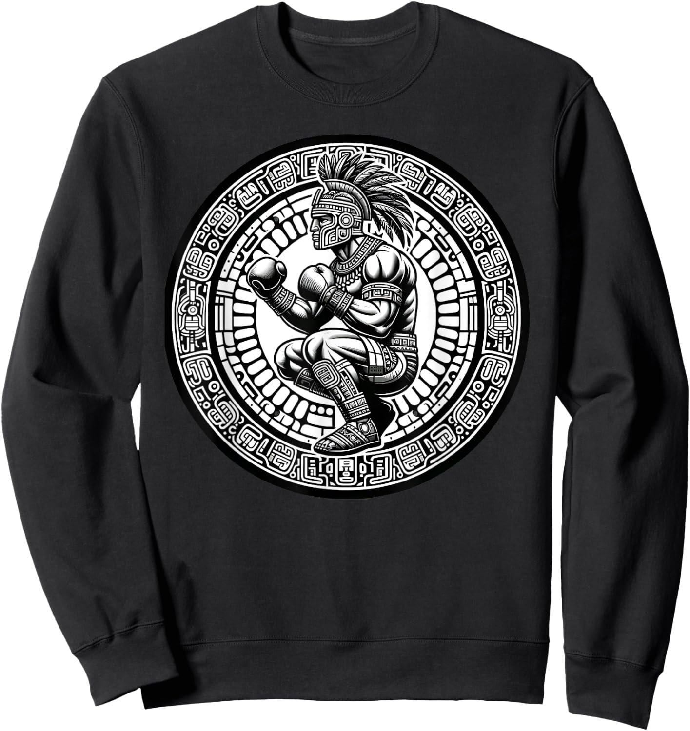 Boxing Mexico Funny Mexican Vintage Style Boxing Mexico Men Sweatshirt - Sweatshirt | Black