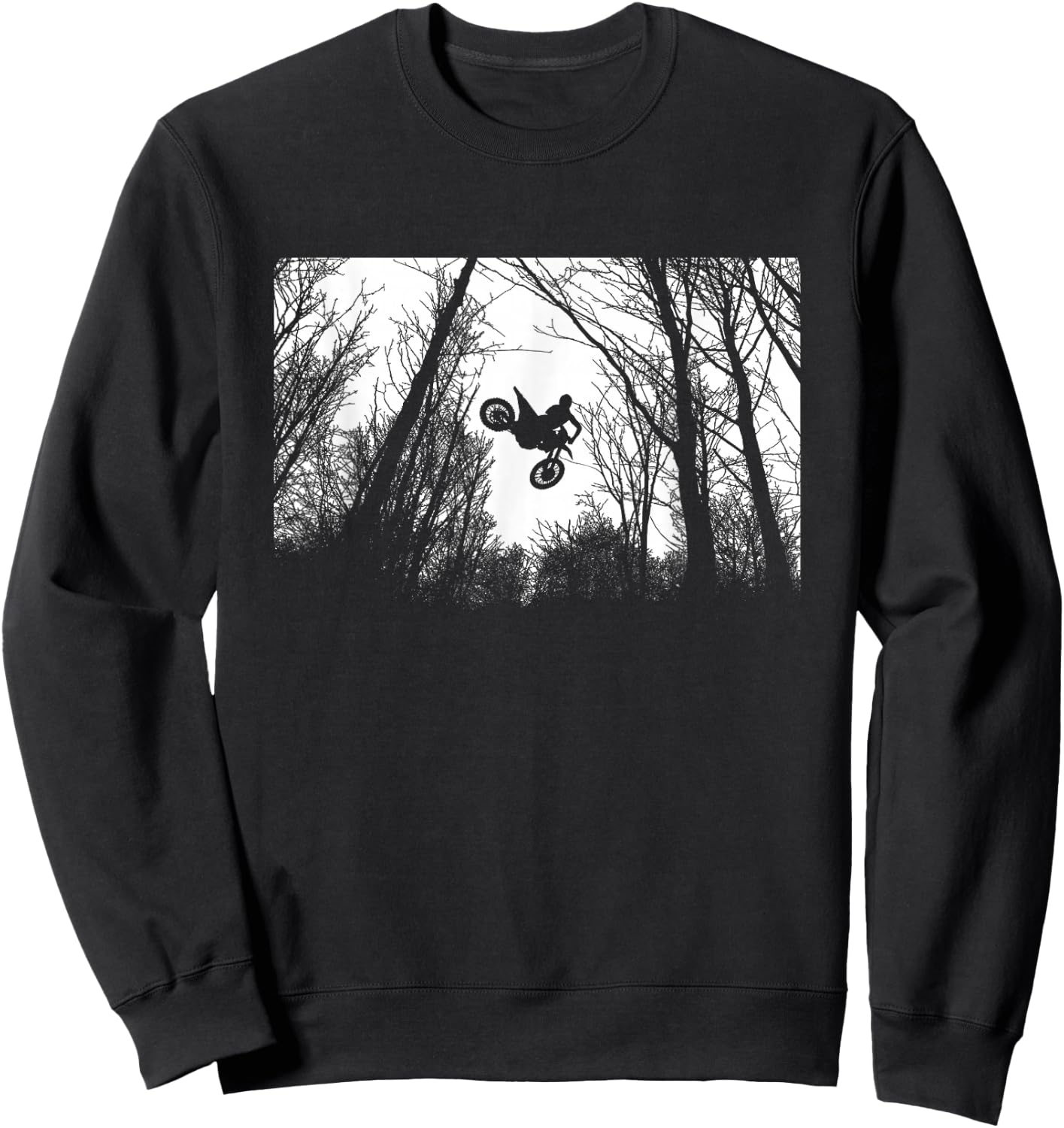 Dirt Bike Motocross Sweatshirt - Sweatshirt | Black