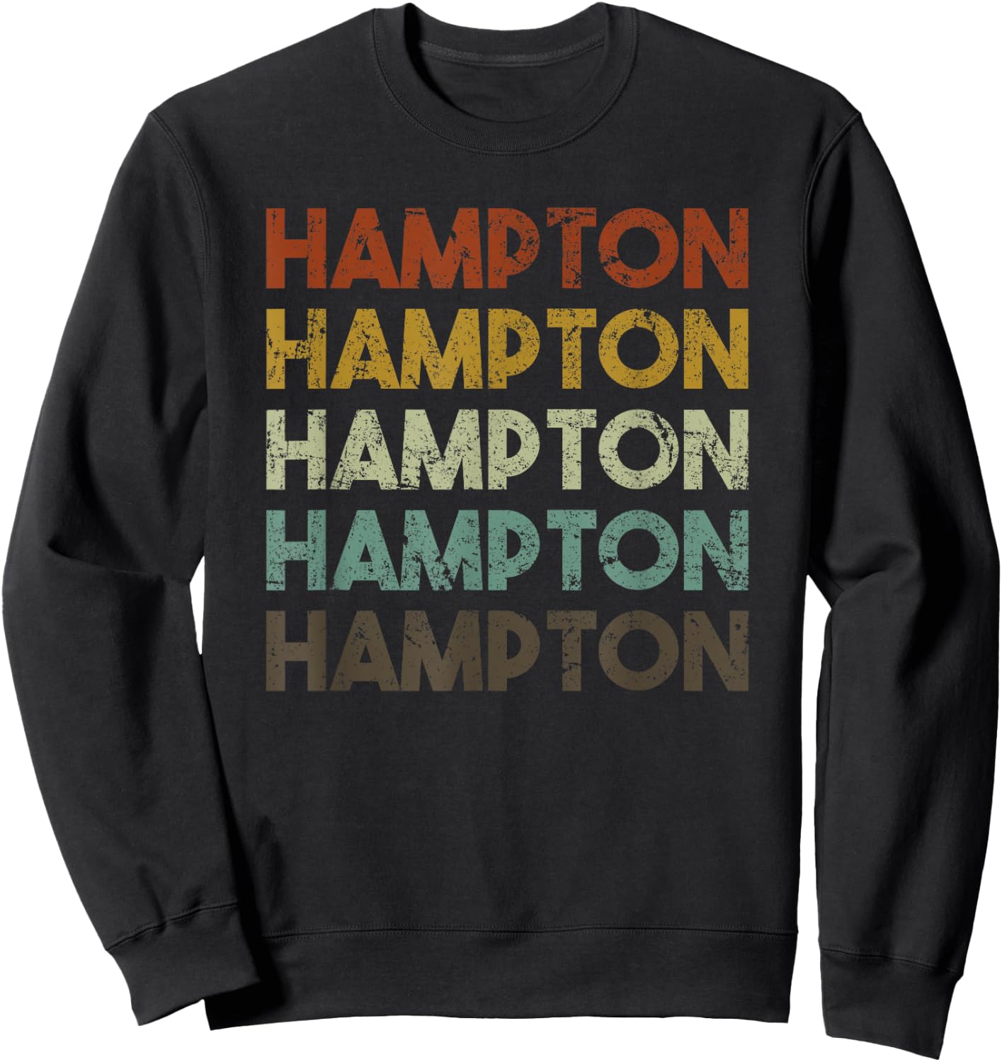 Hampton Virginia Home State Sweatshirt - Sweatshirt | Black