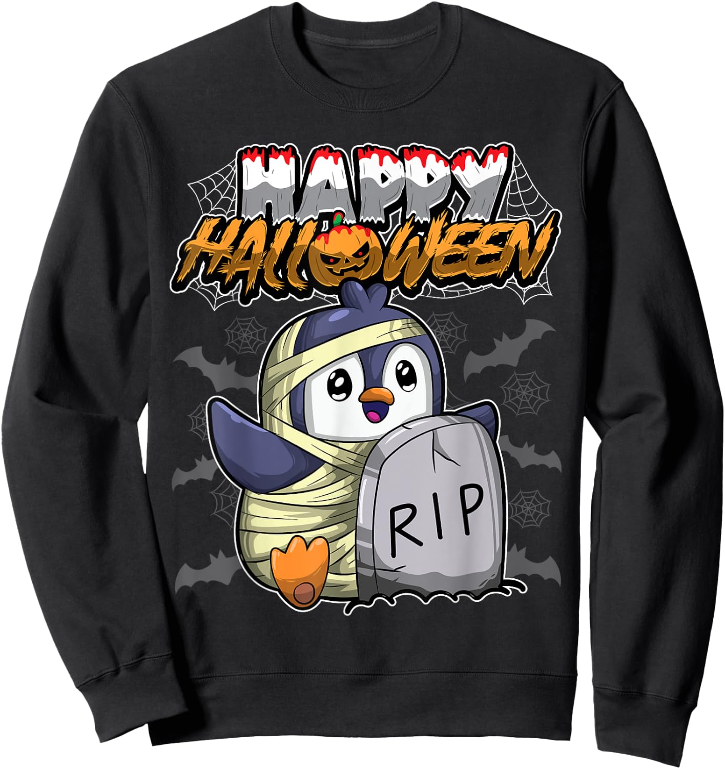 Happy Halloween - Disguised Penguin - Halloween Costume Sweatshirt - Sweatshirt | Black