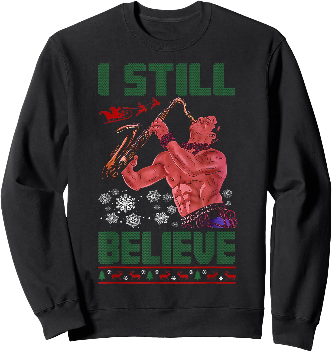 I Still Vintage Funny Movies Lovers Awesome Costume Believe Sweatshirt - Sweatshirt | Black