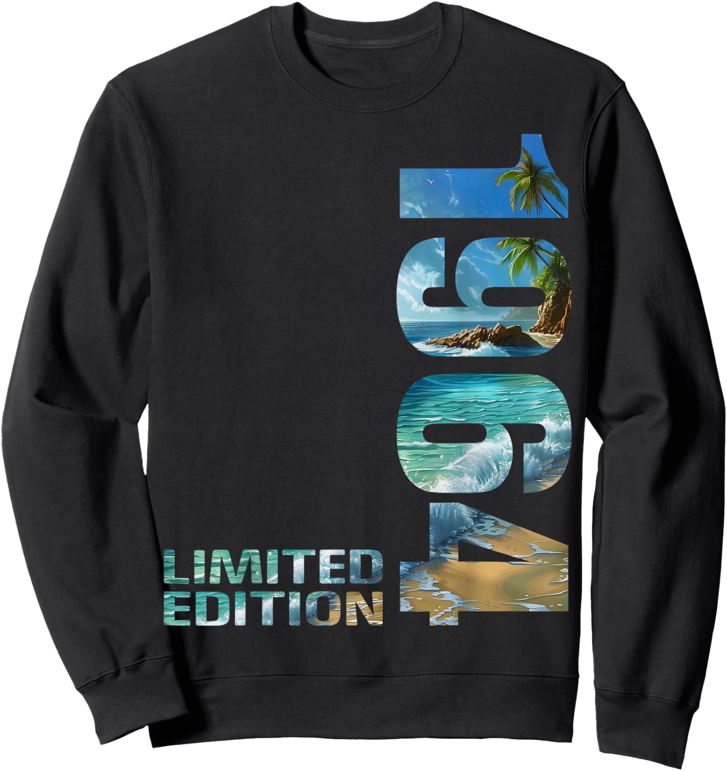 61th Birthday 1964 Limited Edition 61 Man Woman Sweatshirt - Sweatshirt | Black