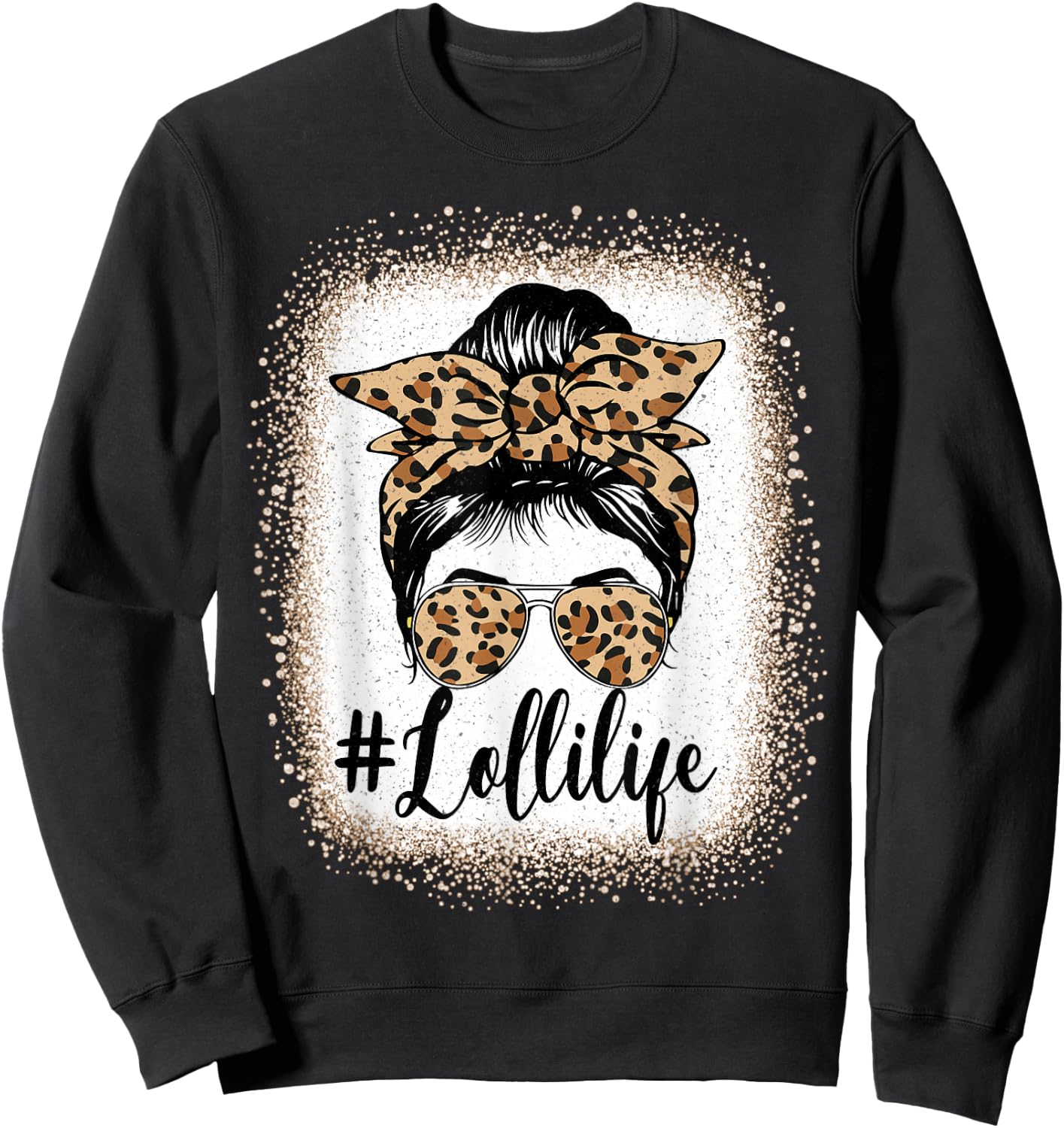 Lolli Life for Grandma Grandmother Announcement Women Sweatshirt - Sweatshirt | Black