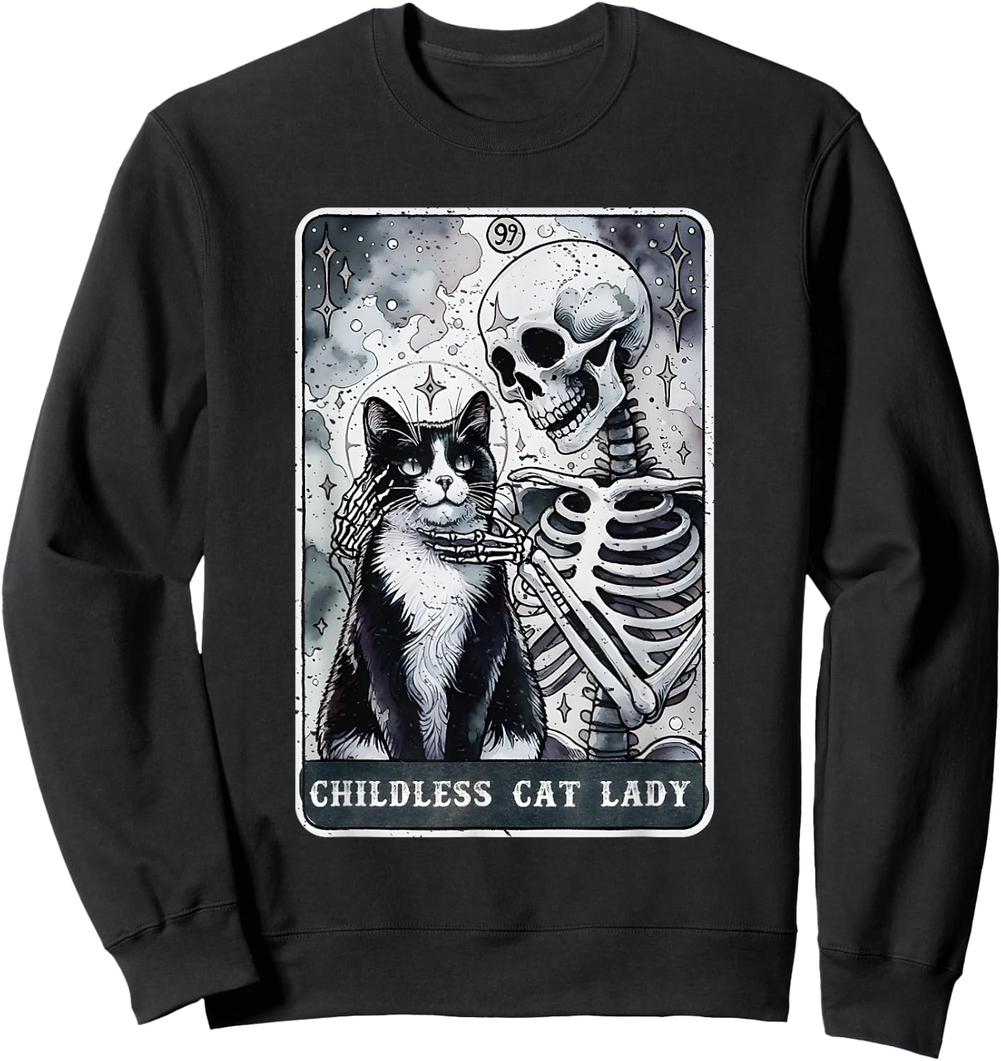 This Childless Cat Lady, Ladies is Voting Kamala Sweatshirt - Sweatshirt | Black