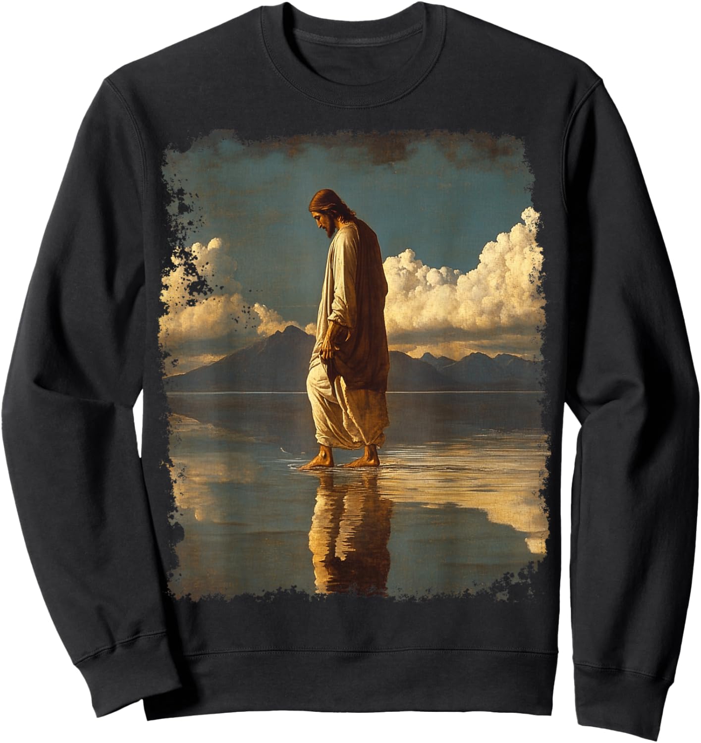 Jesus Christ Design Sweatshirt - Sweatshirt | Black