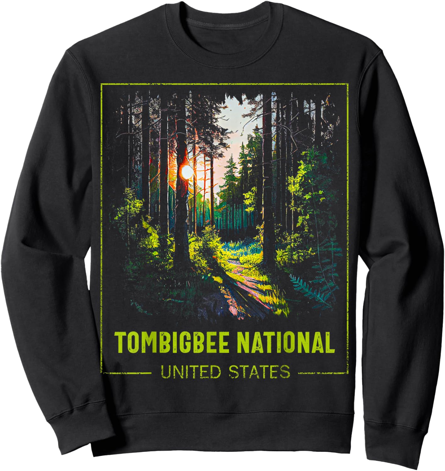 Tombigbee National United States Sweatshirt - Sweatshirt | Black