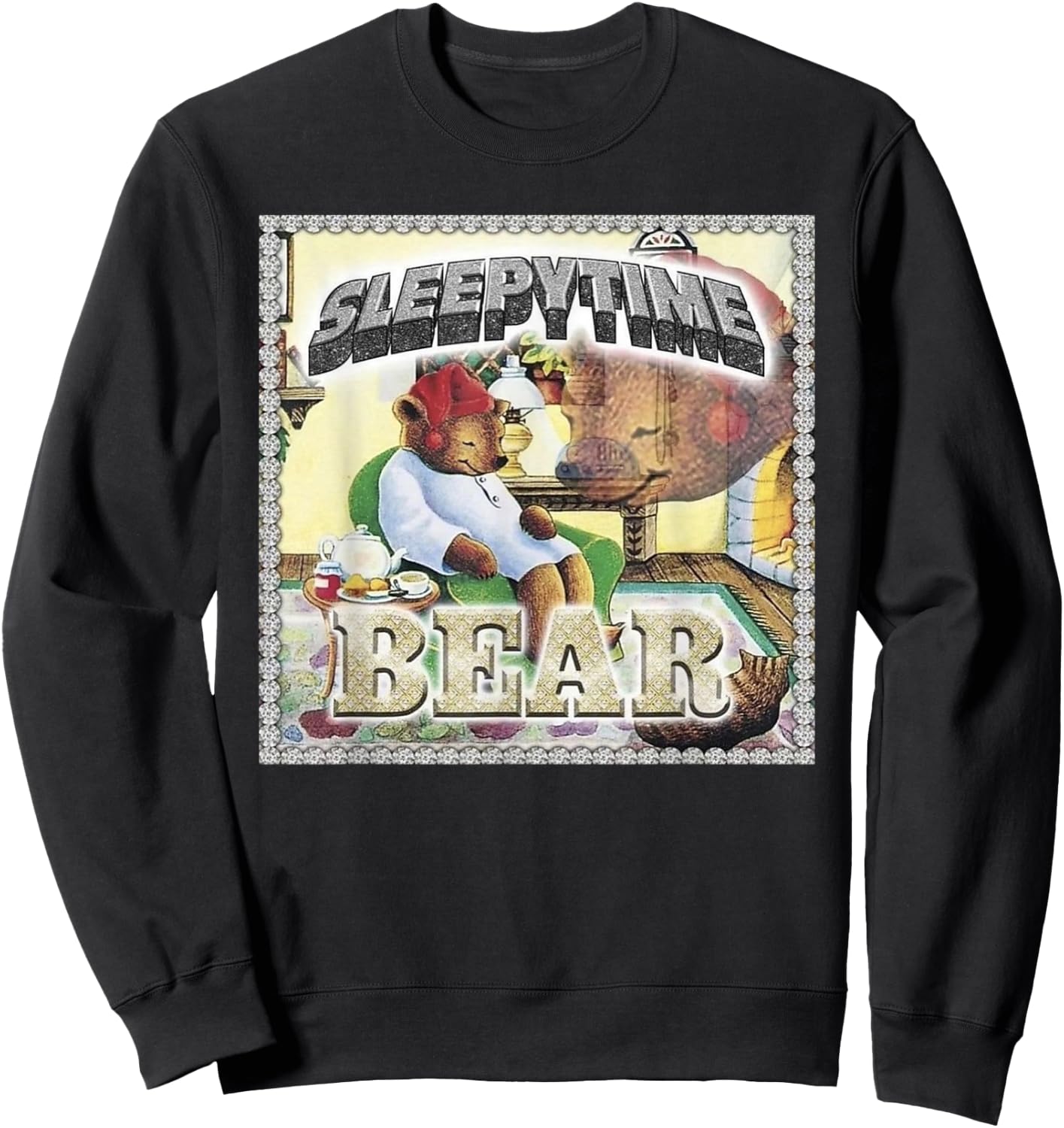 Sleepytime Bear Shirt Sleepytime Bear Sweatshirt - Sweatshirt | Black