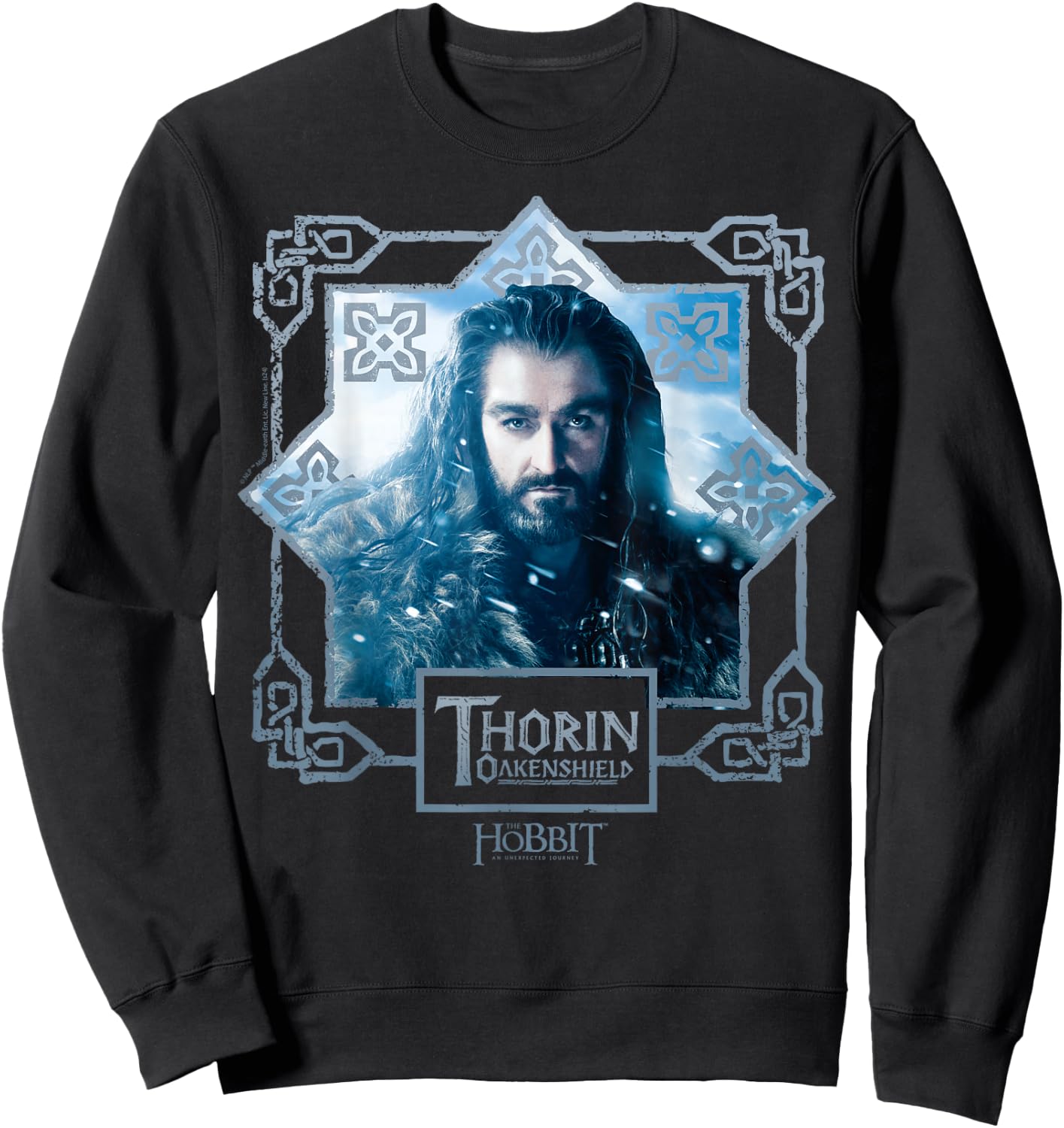The Hobbit - Thorin Oakenshield : -Adults, Black, Small Sweatshirt - Sweatshirt | Black