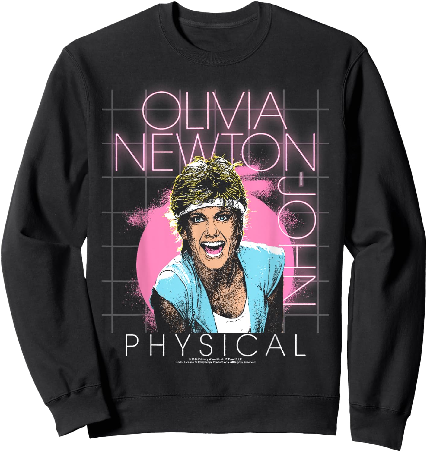 Popfunk Olivia Newton-John Let's Get Physical Sweatshirt - Sweatshirt | Black