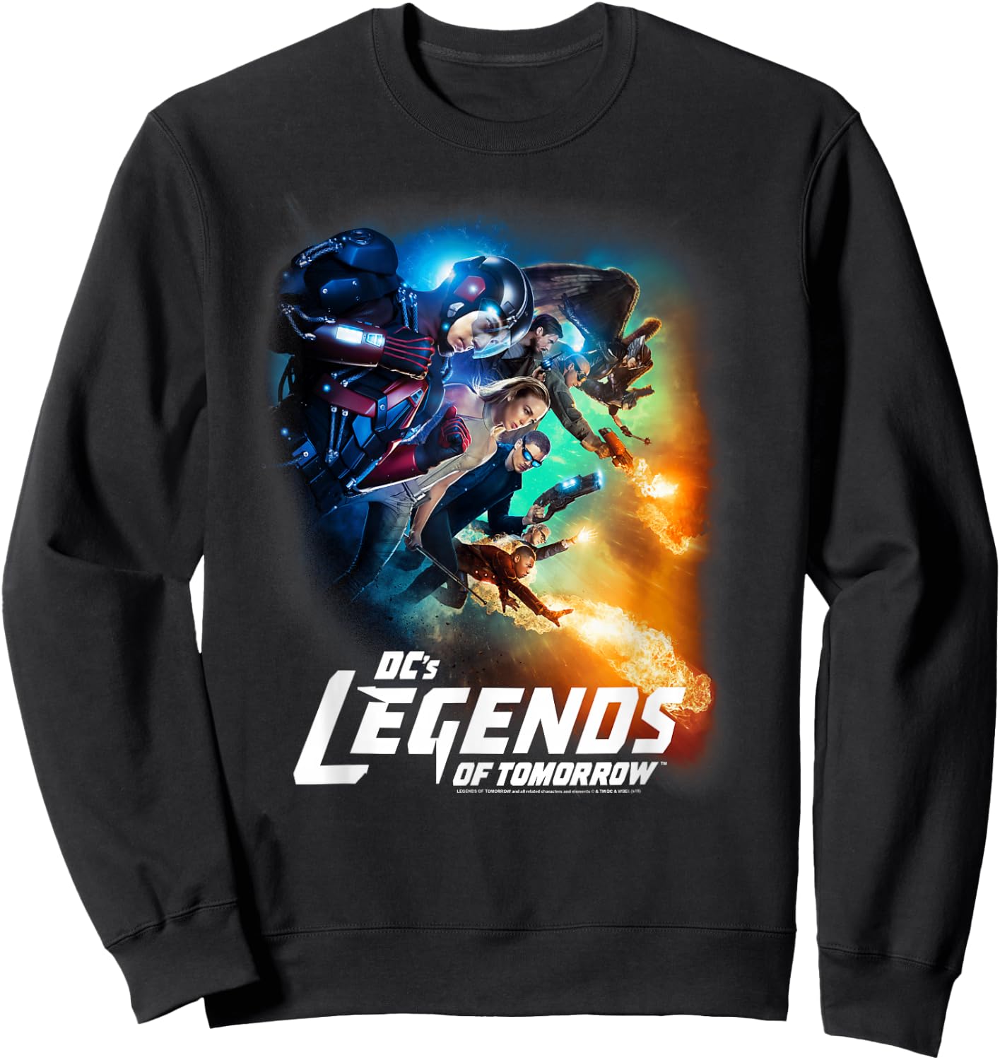 Legends of Tomorrow Team Poster Sweatshirt - Sweatshirt | Black