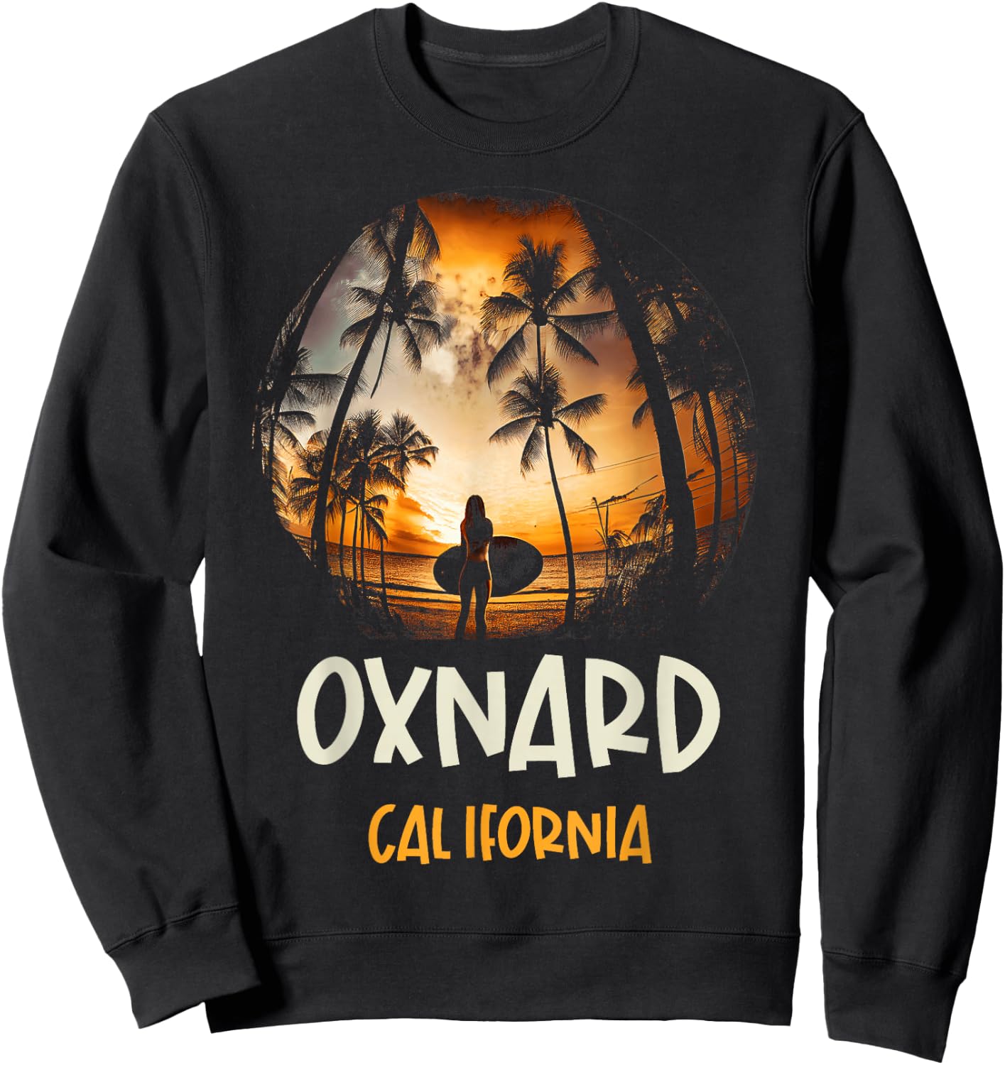 Oxnard California Sweatshirt - Sweatshirt | Black