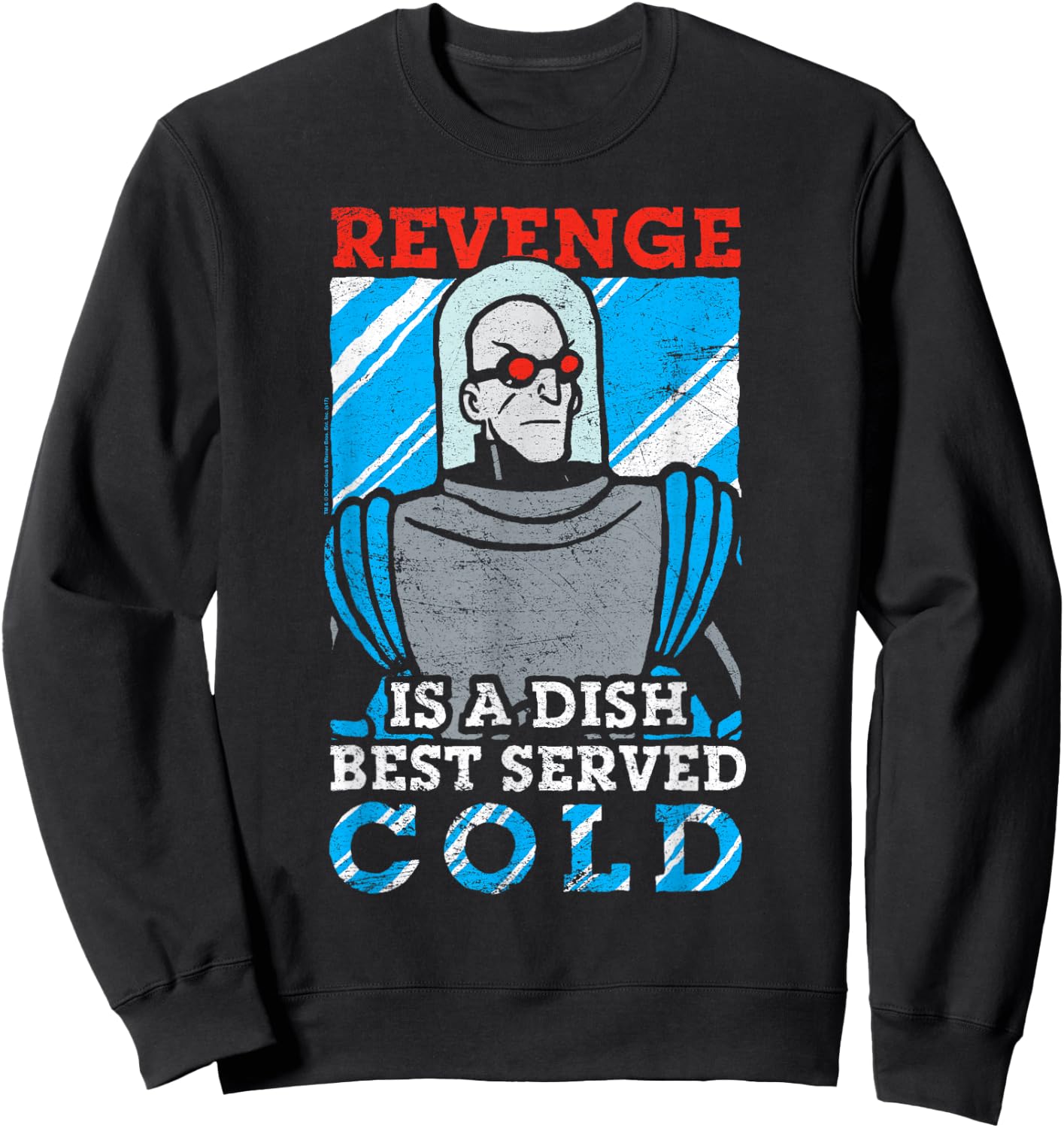 Batman: The Animated Series Mr. Freeze Served Cold Sweatshirt - Sweatshirt | Black