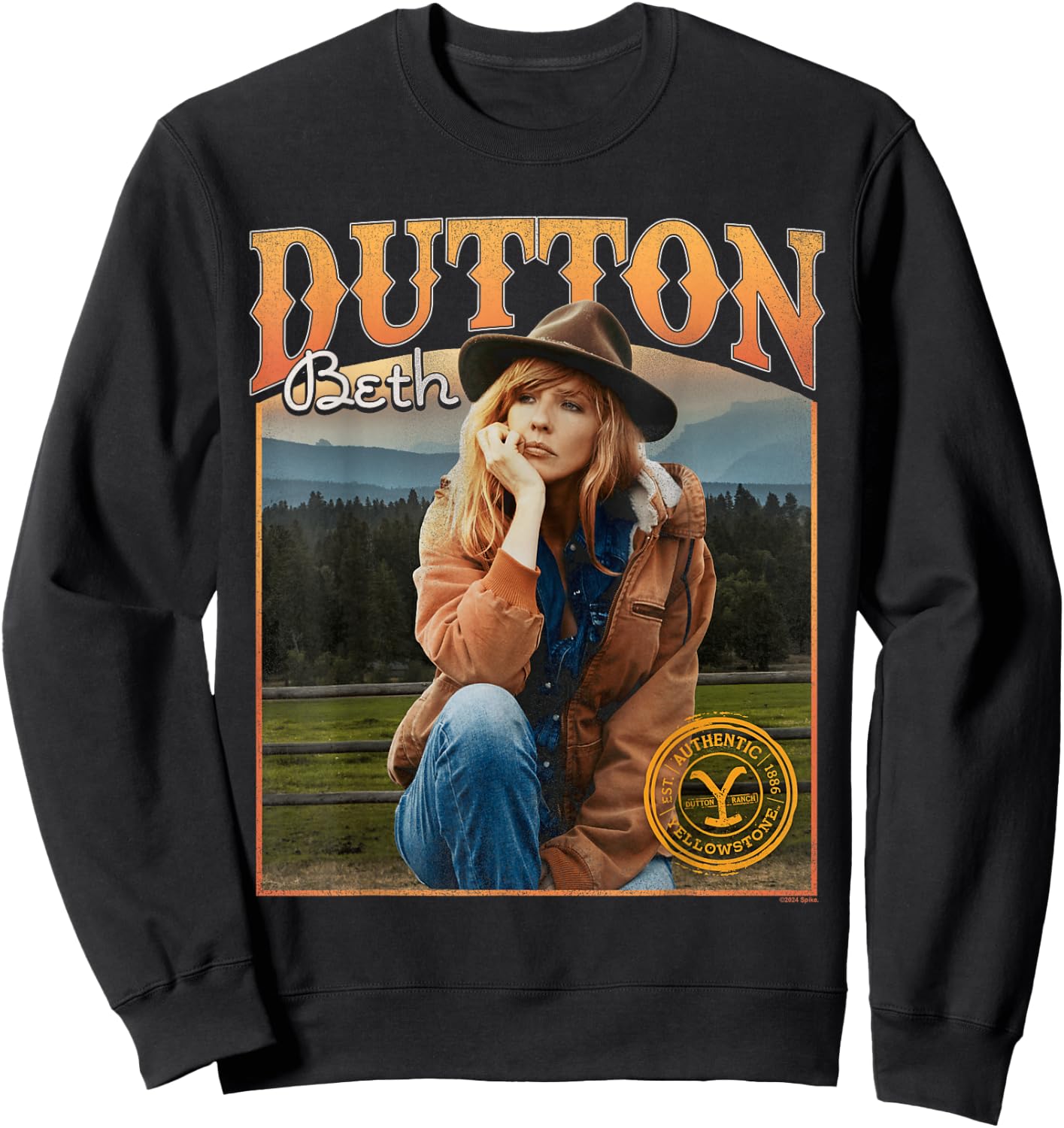 Yellowstone Beth Dutton Thoughts Sweatshirt - Sweatshirt | Black