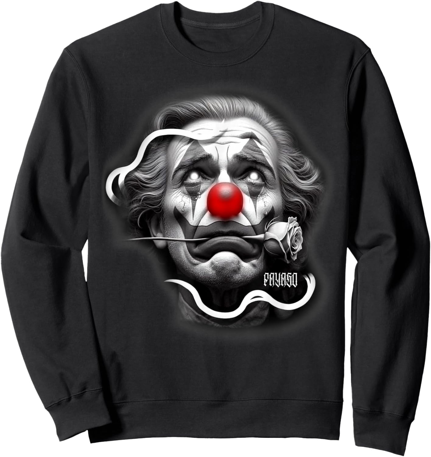 Sad Clown Payaso x Rose Chicano Sweatshirt - Sweatshirt | Black