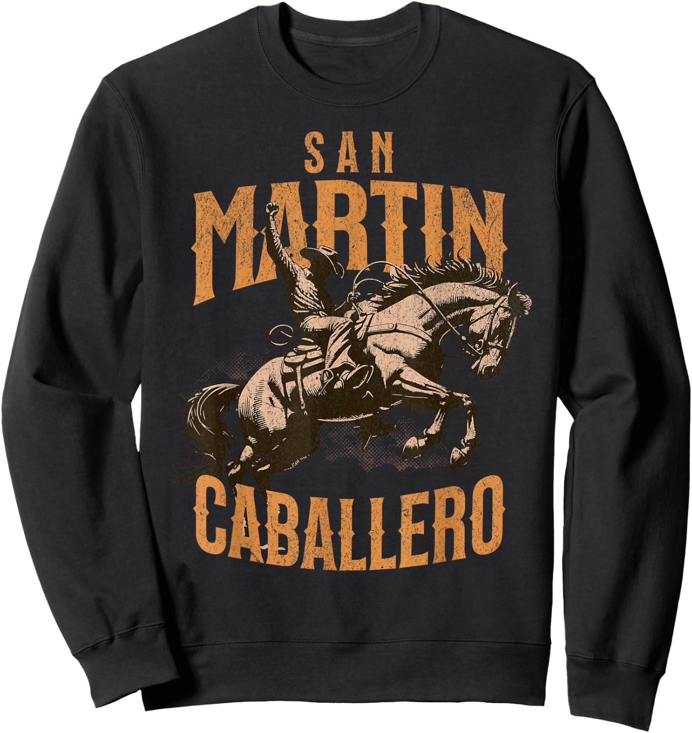 San Martin Caballero St Martin of Tours Catholic Saint Horse Sweatshirt - Sweatshirt | Black