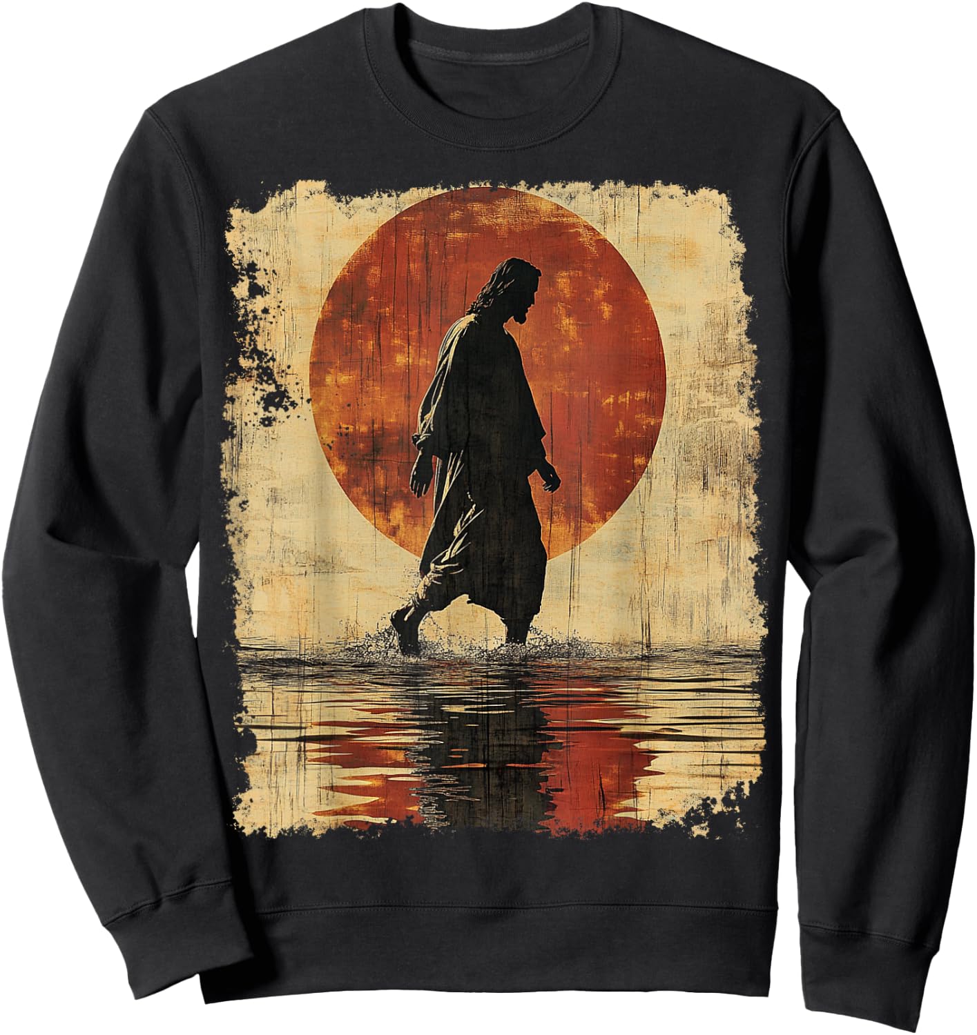 Vintage Jesus Christ Clothing Sweatshirt - Sweatshirt | Black