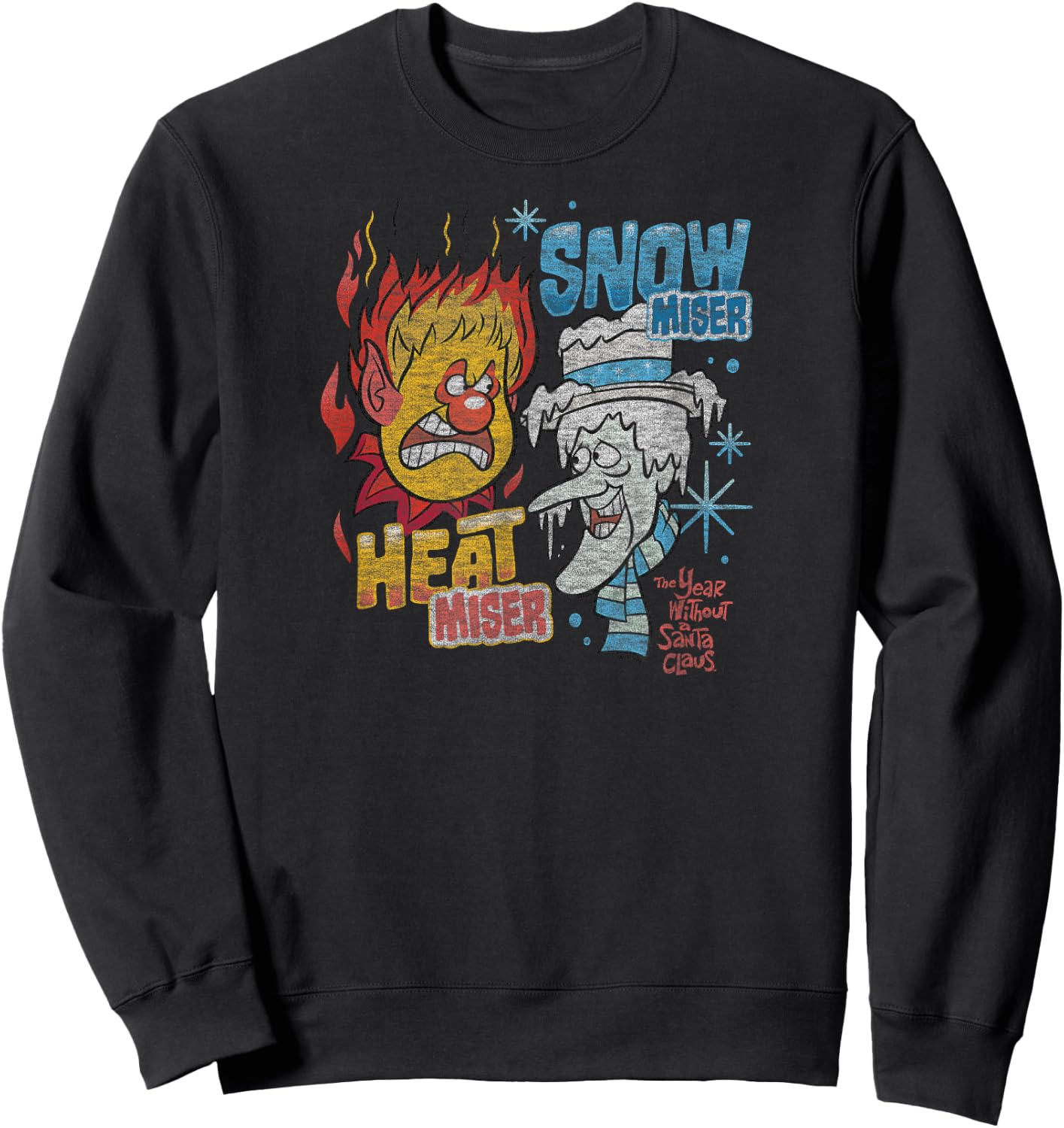 The Year Without A Santa Claus - Snow and Heat Miser Sweatshirt - Sweatshirt | Black