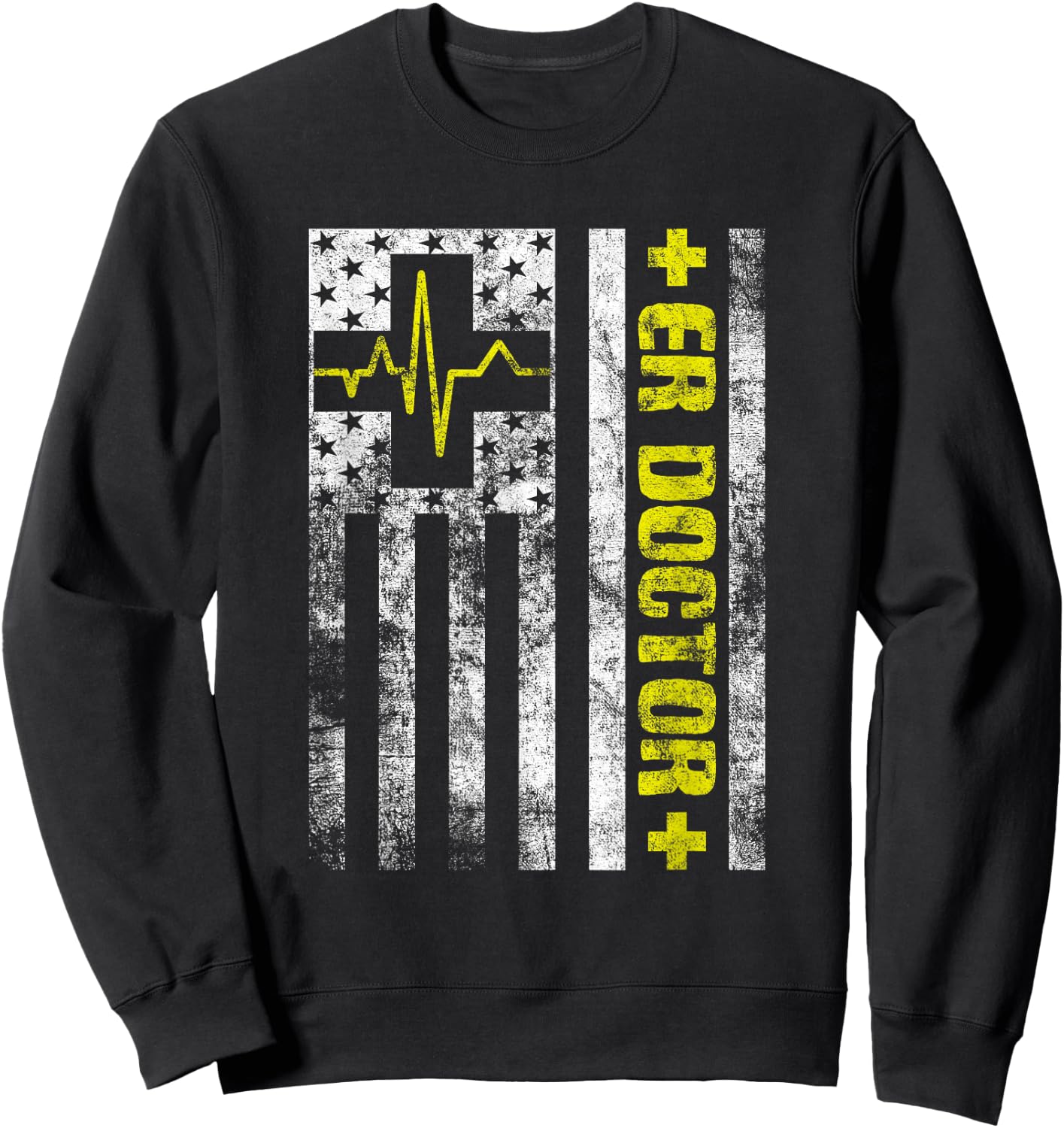 Emergency Department Emergency Medicine Physician ER Doctor Sweatshirt - Sweatshirt | Black