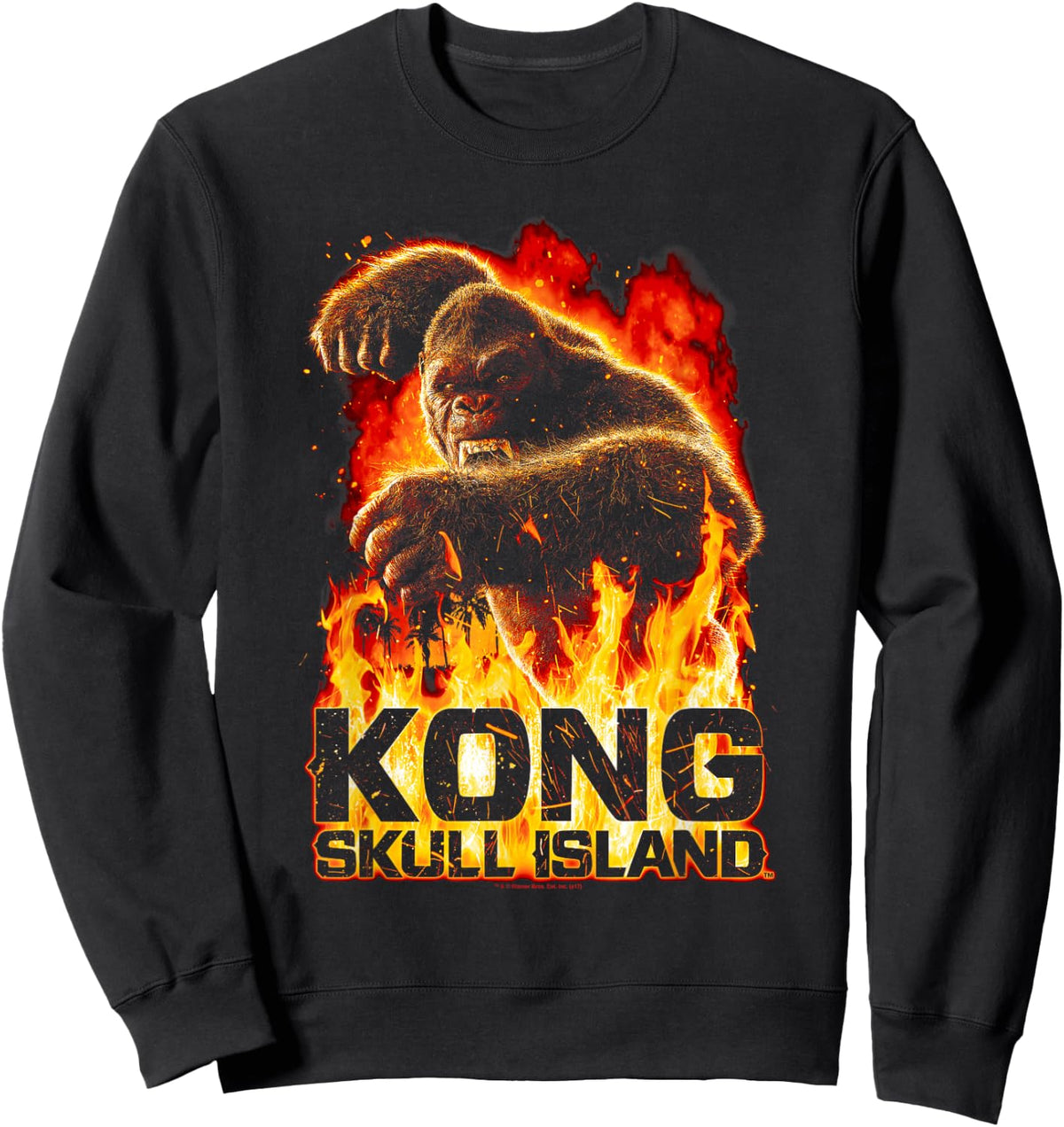 Kong: Skull Island Out of the Fire Sweatshirt - Sweatshirt | Black