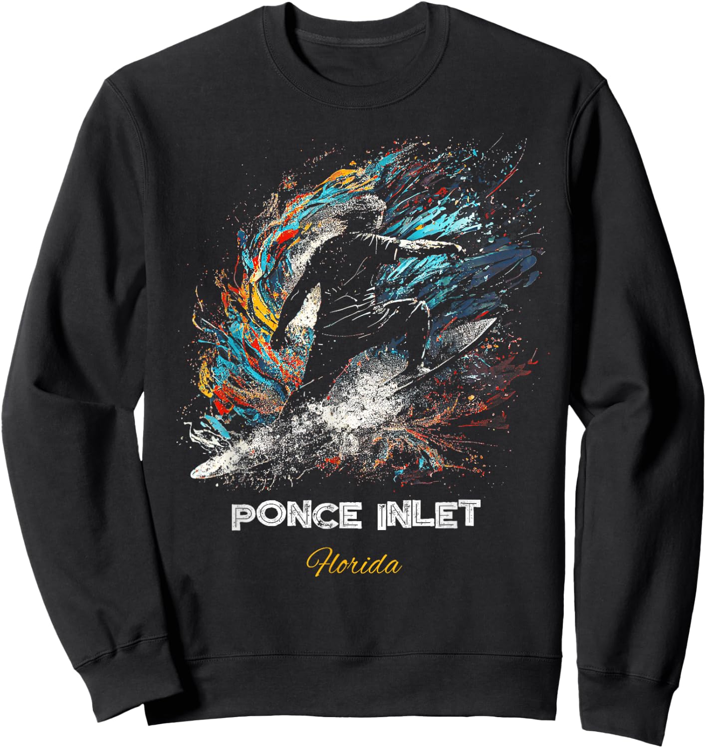 Ponce Inlet Florida Sweatshirt - Sweatshirt | Black