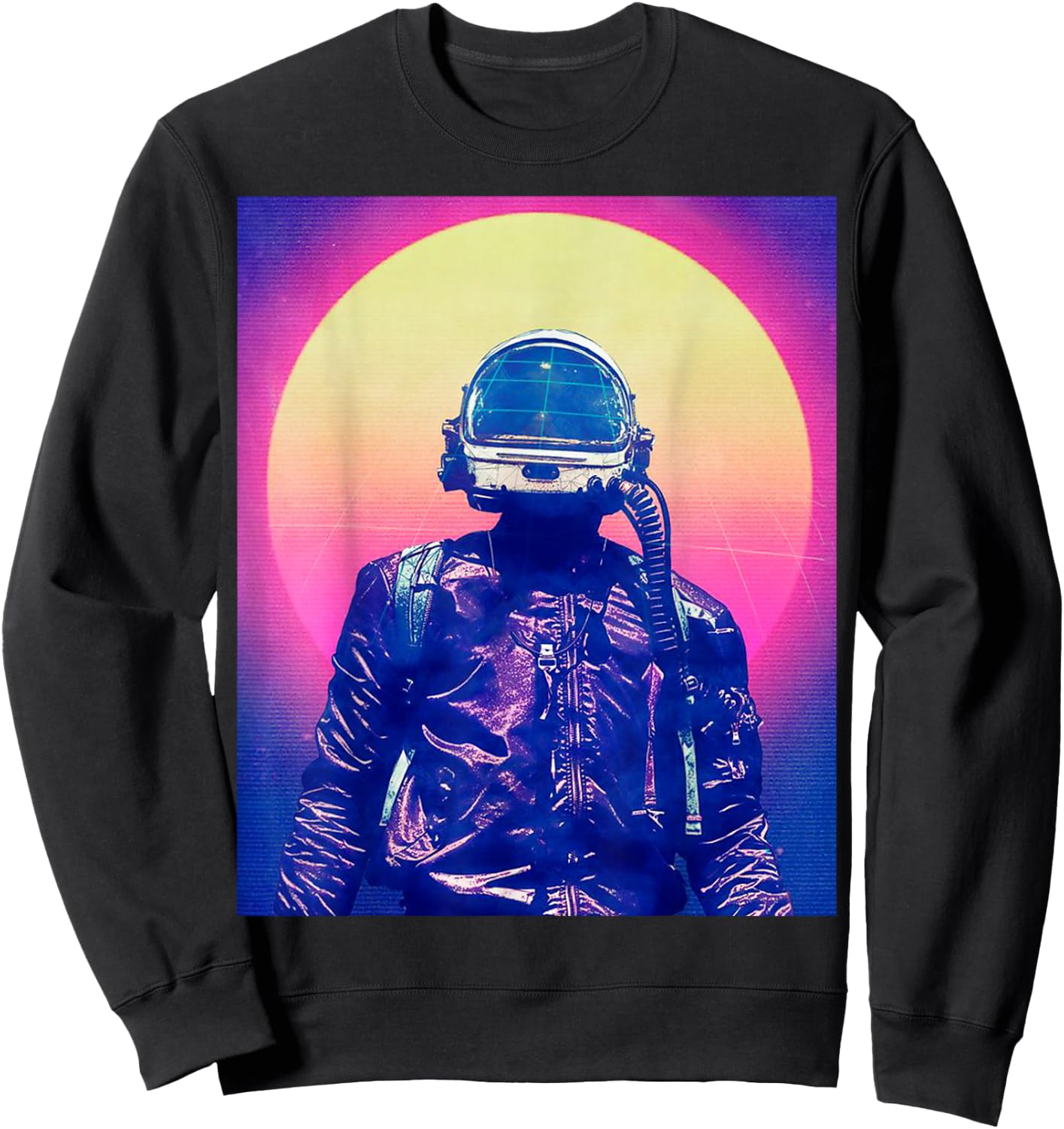 Synthwave Ranger | 80's Retro Design Sweatshirt - Sweatshirt | Black