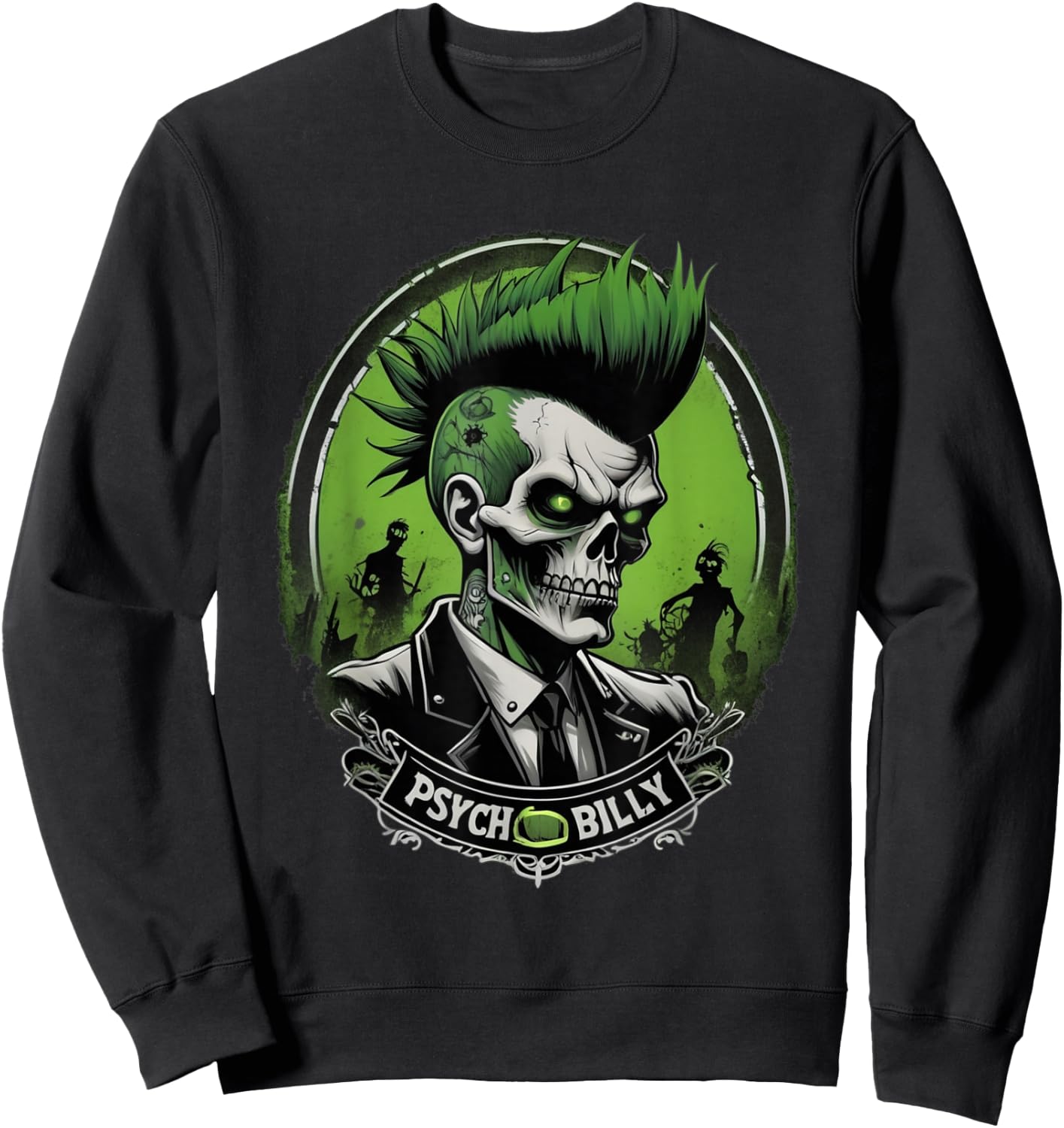 Psychobilly Sweatshirt - Sweatshirt | Black