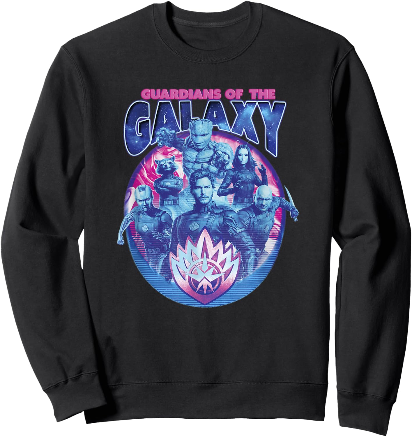 Marvel Guardians of The Galaxy Vol. 3 Celestial Hologram Sweatshirt - Sweatshirt | Black