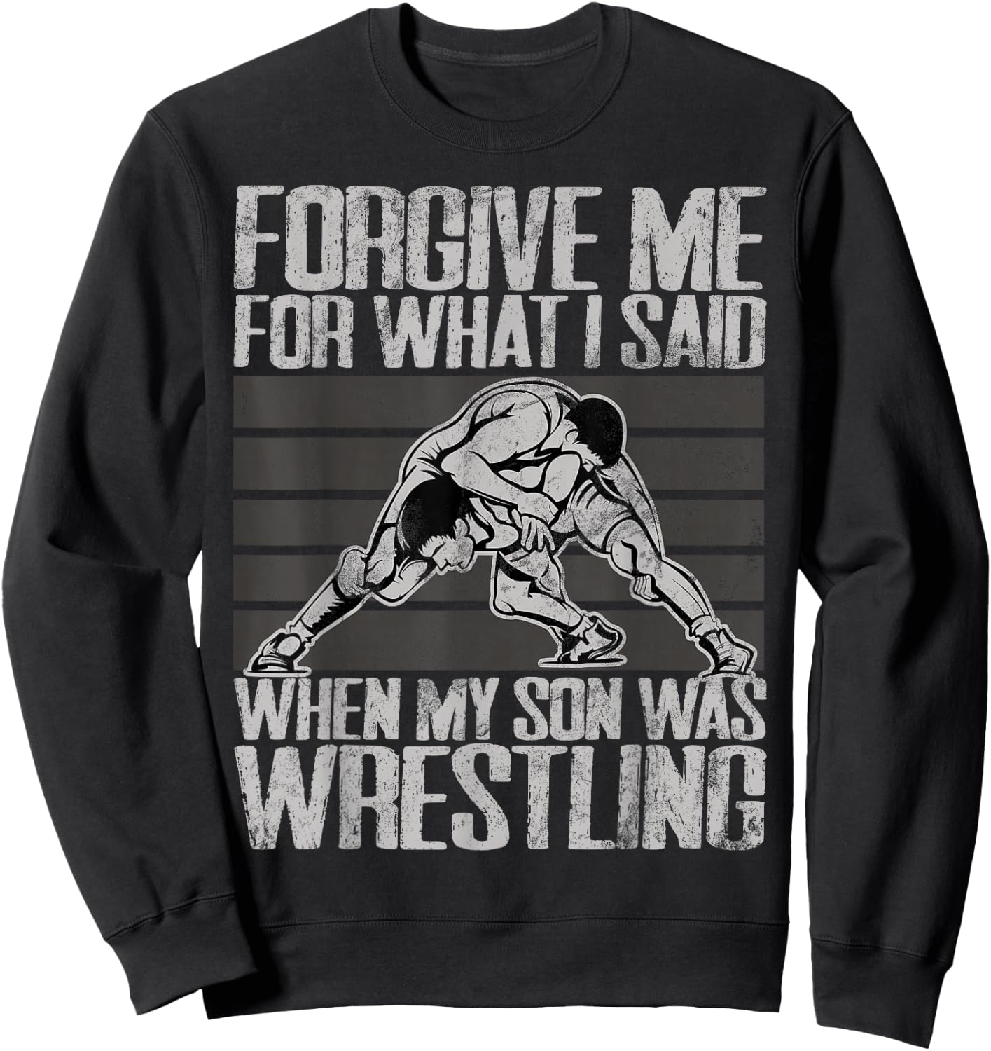 Wrestling Mom Wrestling Moms Sweatshirt - Sweatshirt | Black