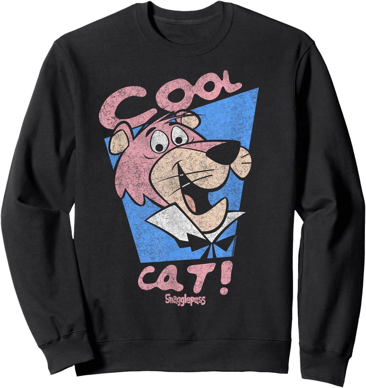 Snagglepuss Cool Cat Sweatshirt - Sweatshirt | Black