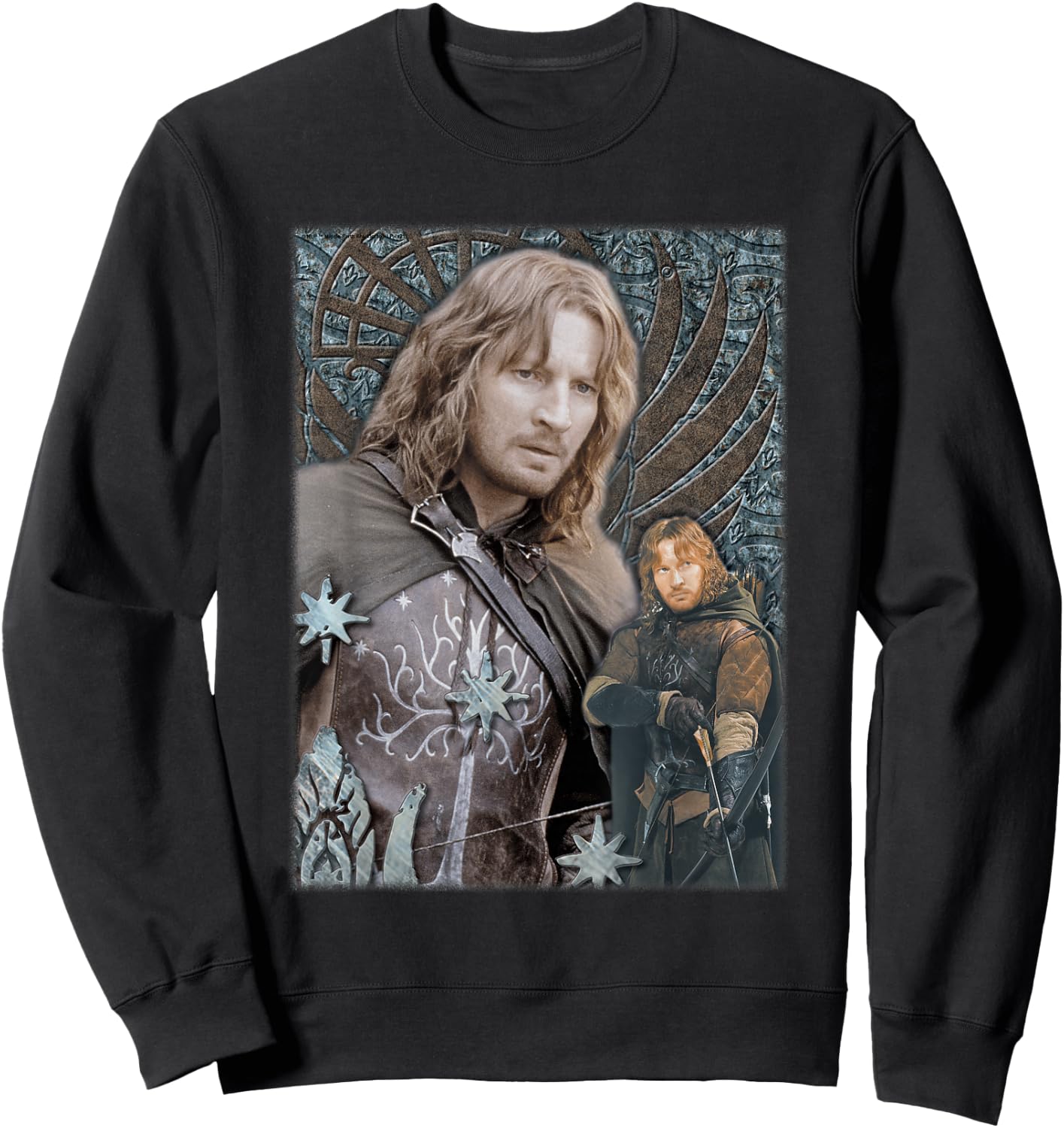 NEW LINE CINEMA Lord of the Rings Faramir -Adults Black Small Sweatshirt - Sweatshirt | Black